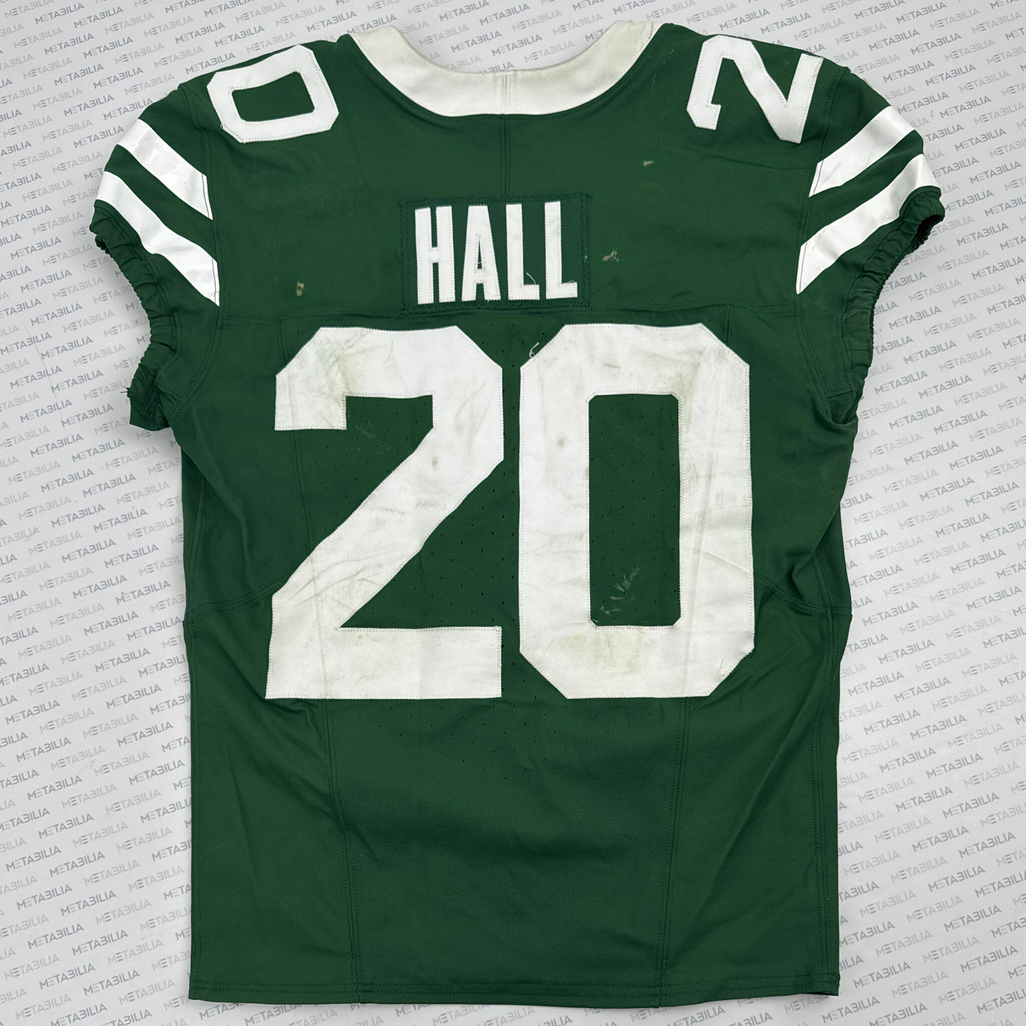 #20 Hall Game-Worn Jersey vs Buccaneers