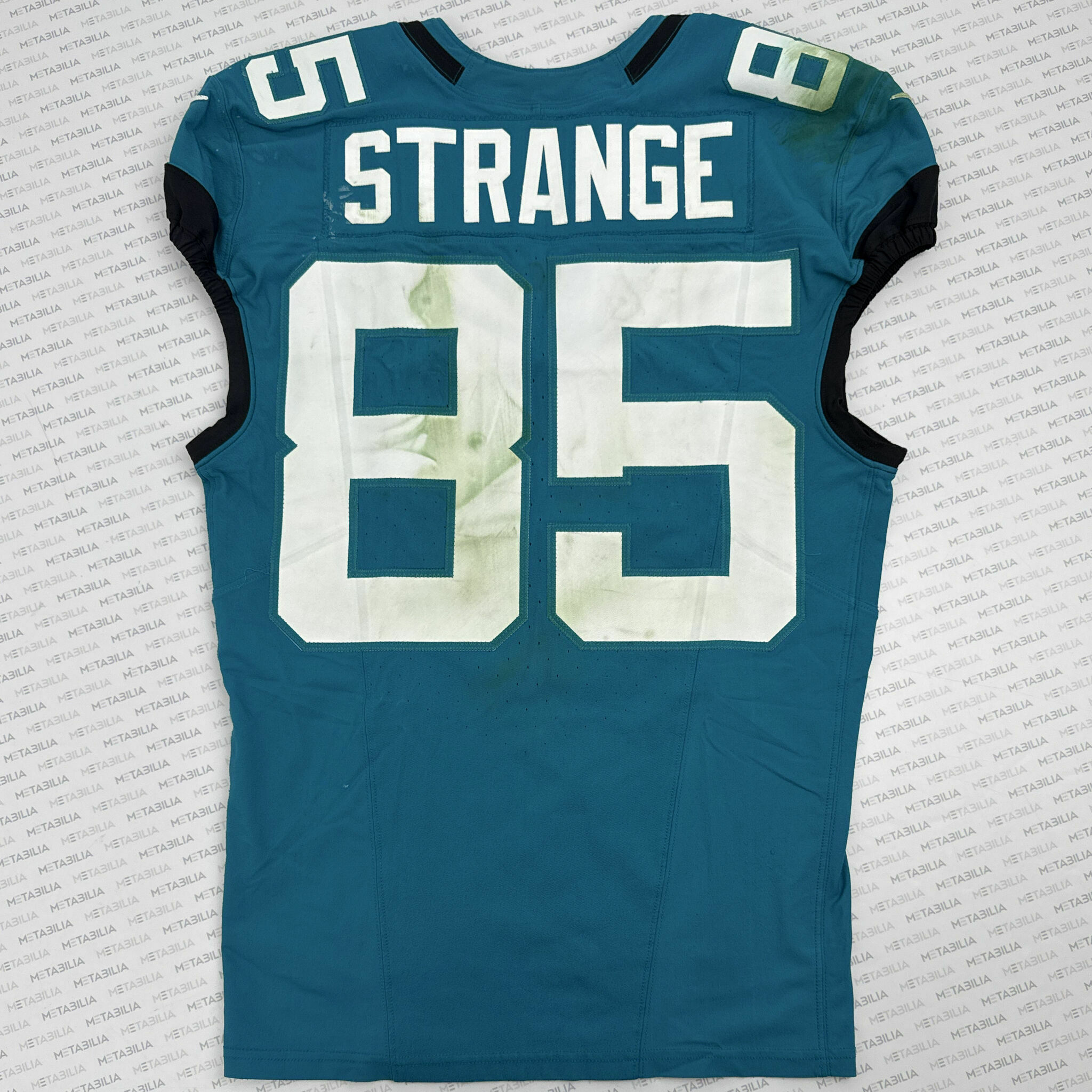 #85 Brenton Strange Game-Worn Jersey vs 49ers