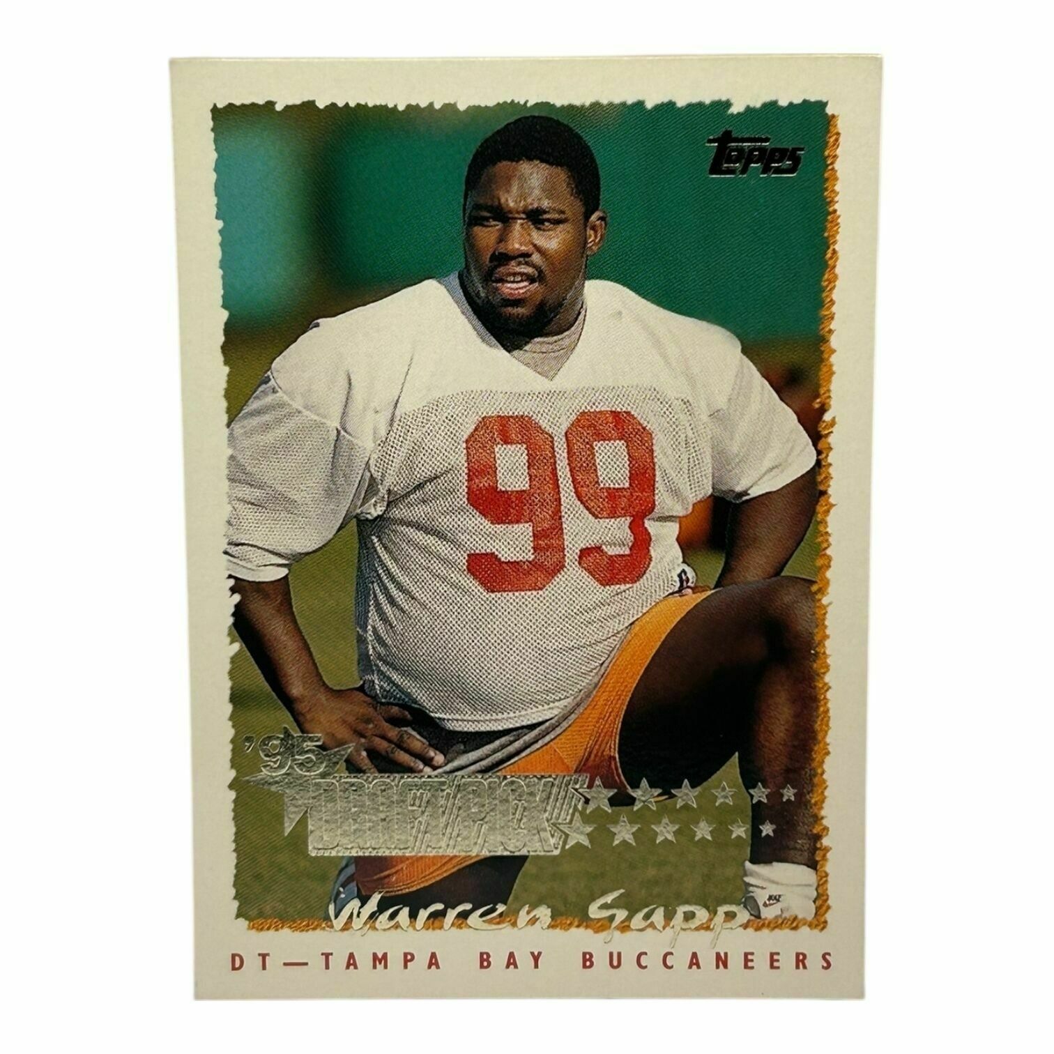 Warren Sapp 1995 Topps Football '95 Draft Pick Rookie Trading Card