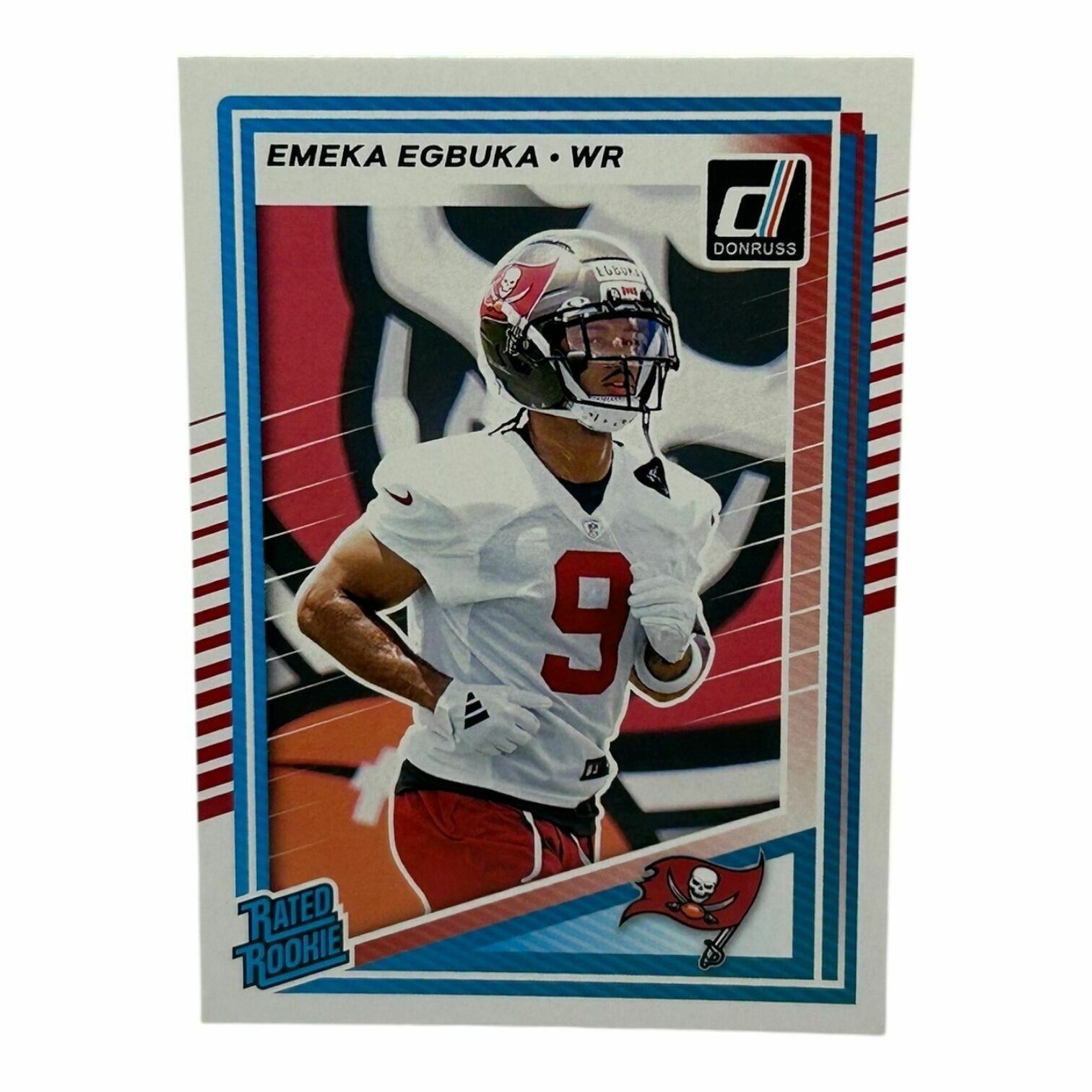 Emeka Egbuka 2025 Panini Donruss Football Rated Rookie Trading Card