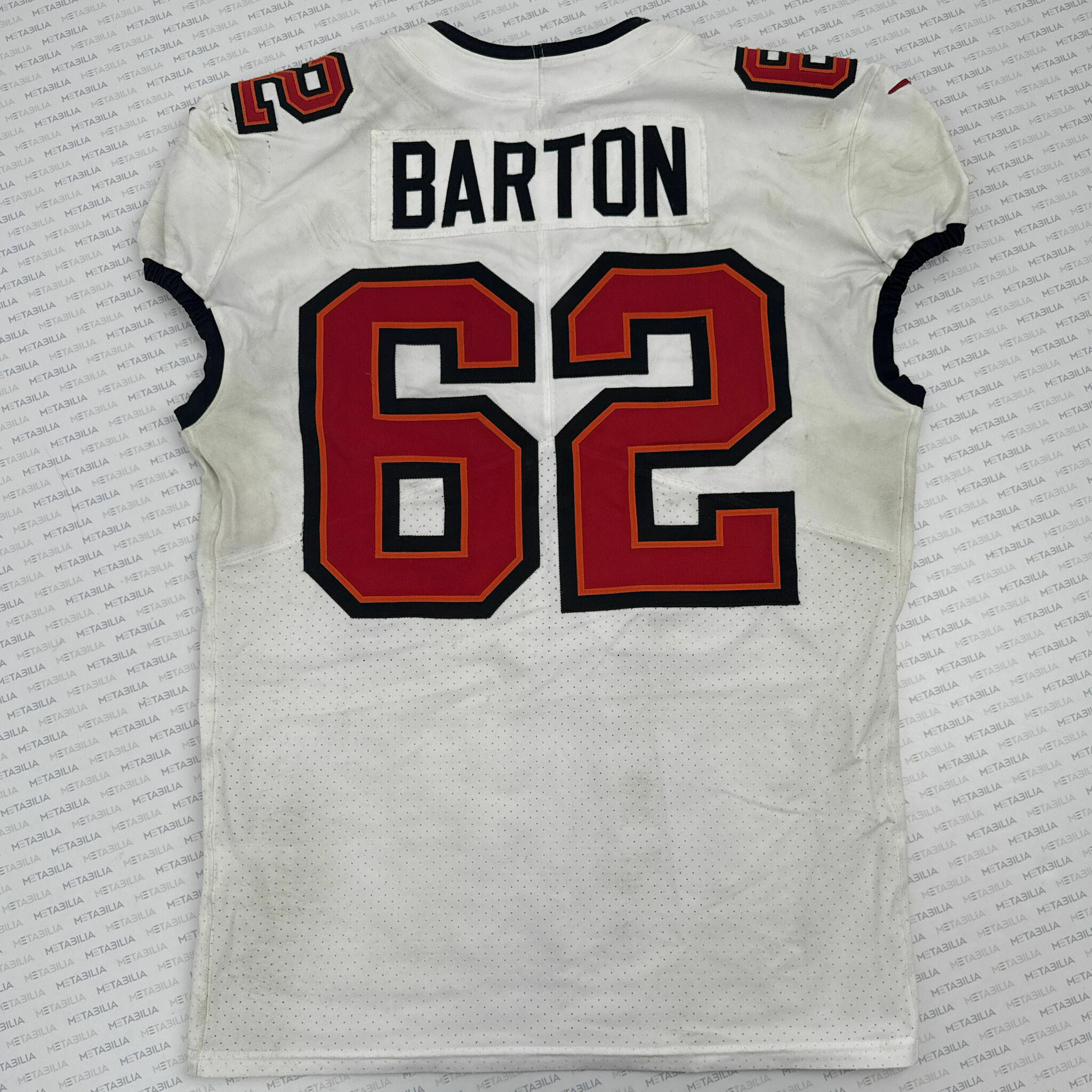 #62 Graham Barton Game-Worn Jersey vs PHI