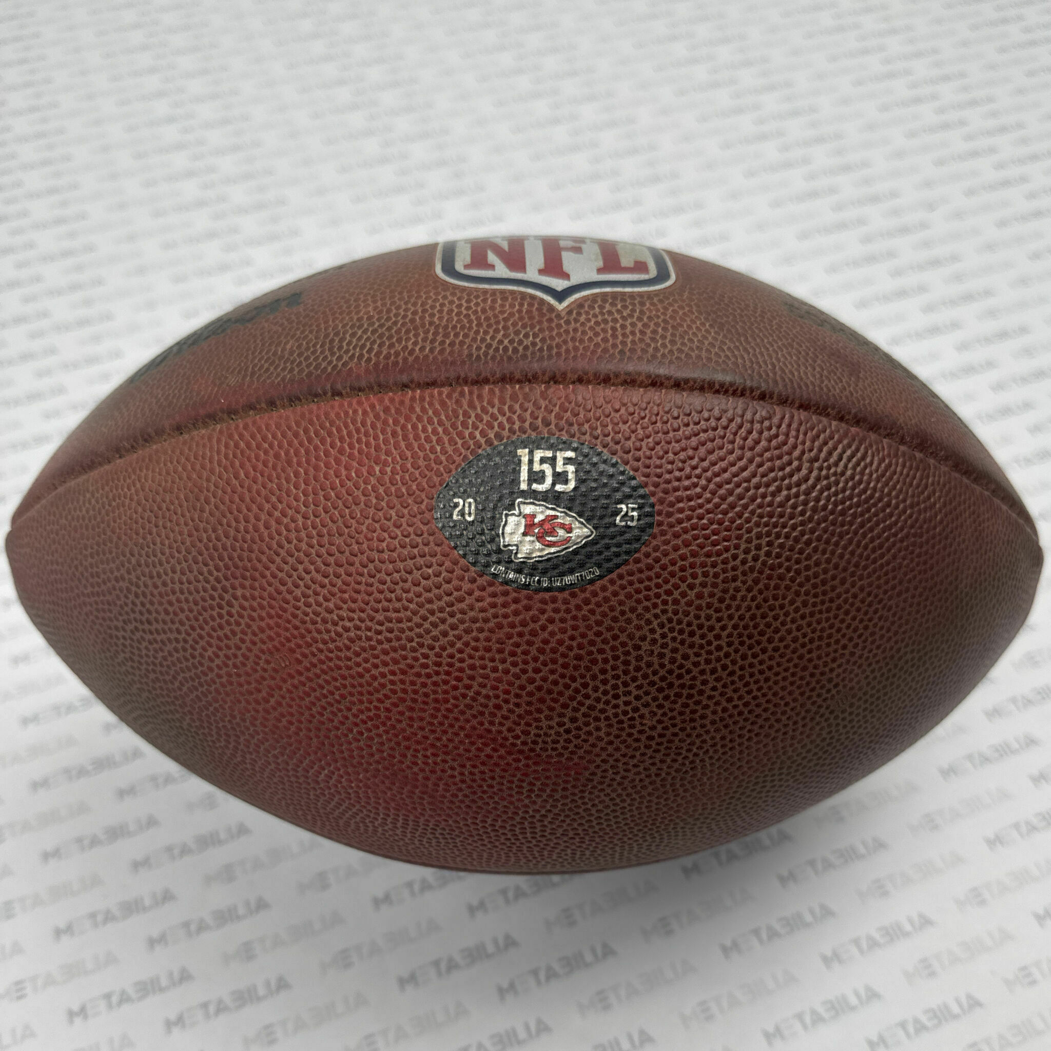 Chiefs Game-Used Ball #155 vs BAL