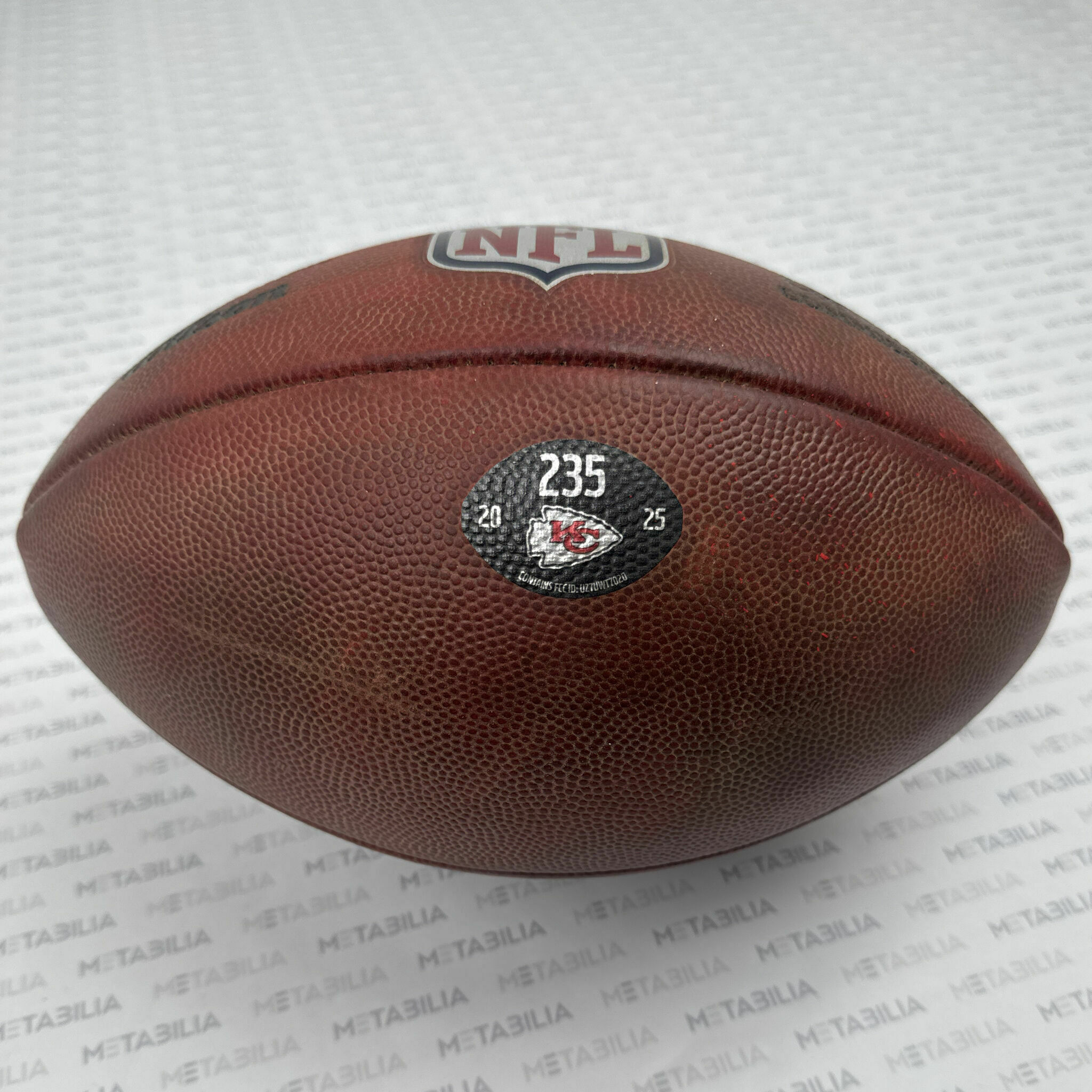 Chiefs Game-Used Ball #235 vs BAL