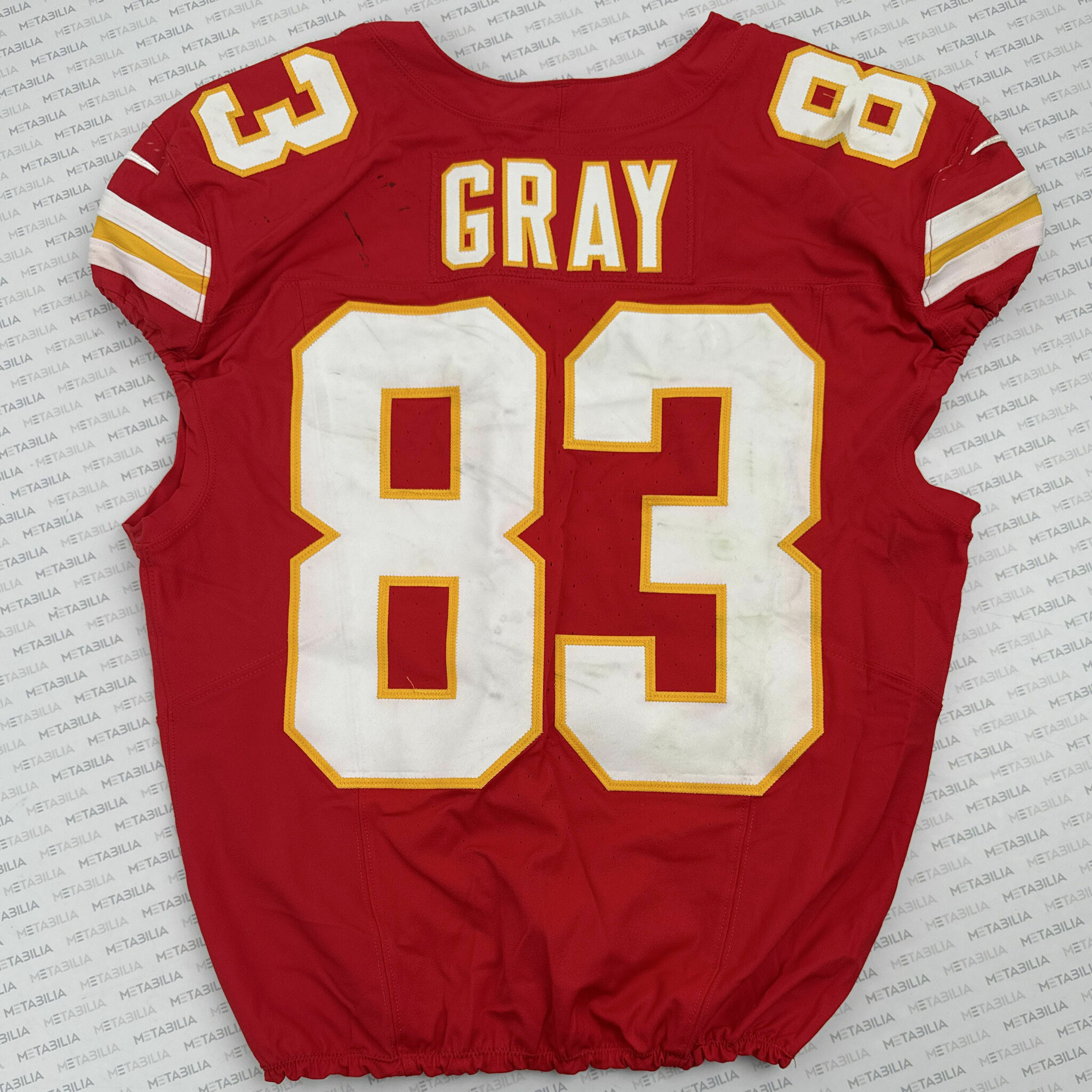 #83 Noah Gray Game-Worn Jersey vs BAL