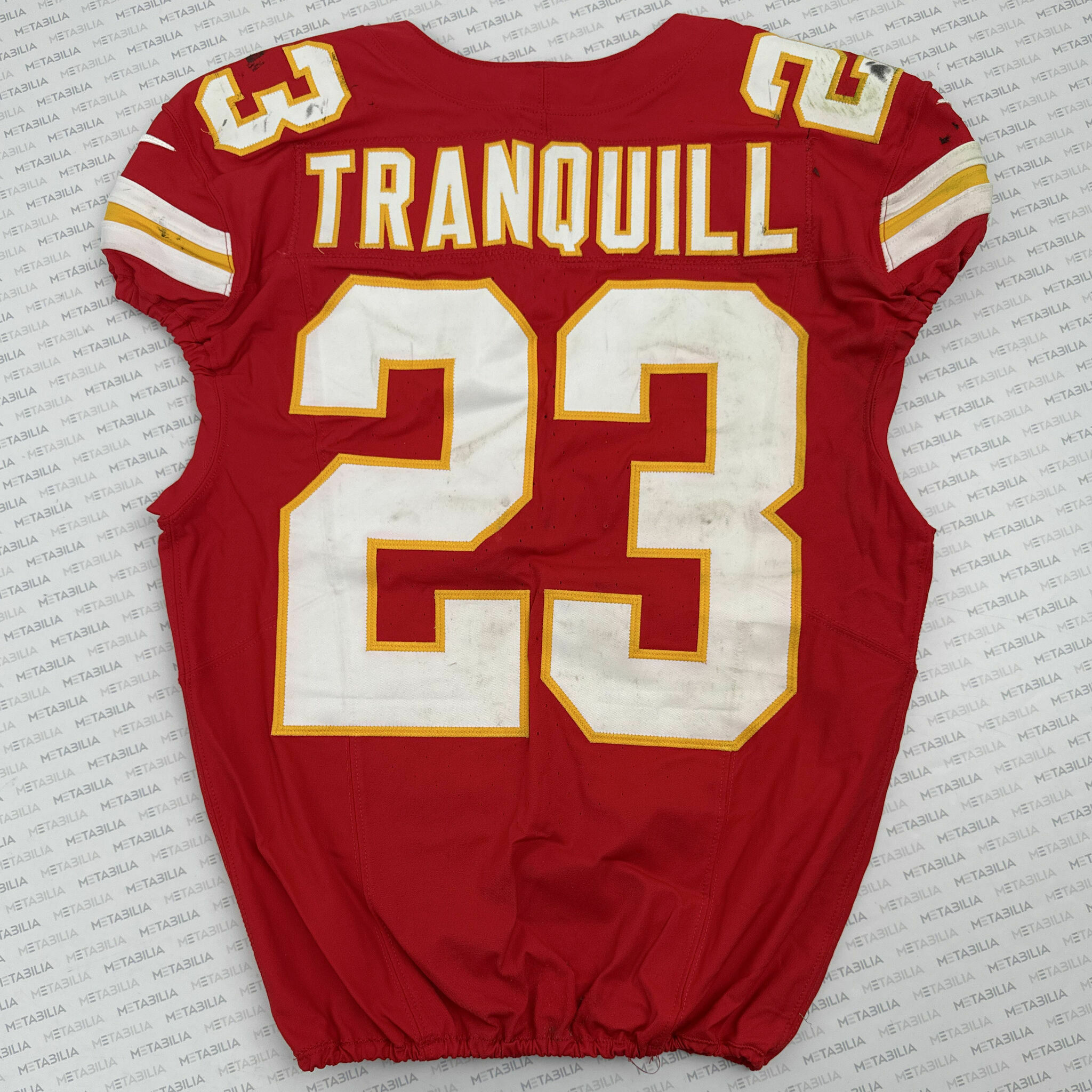 #23 Drue Tranquill Game-Worn Jersey vs BAL