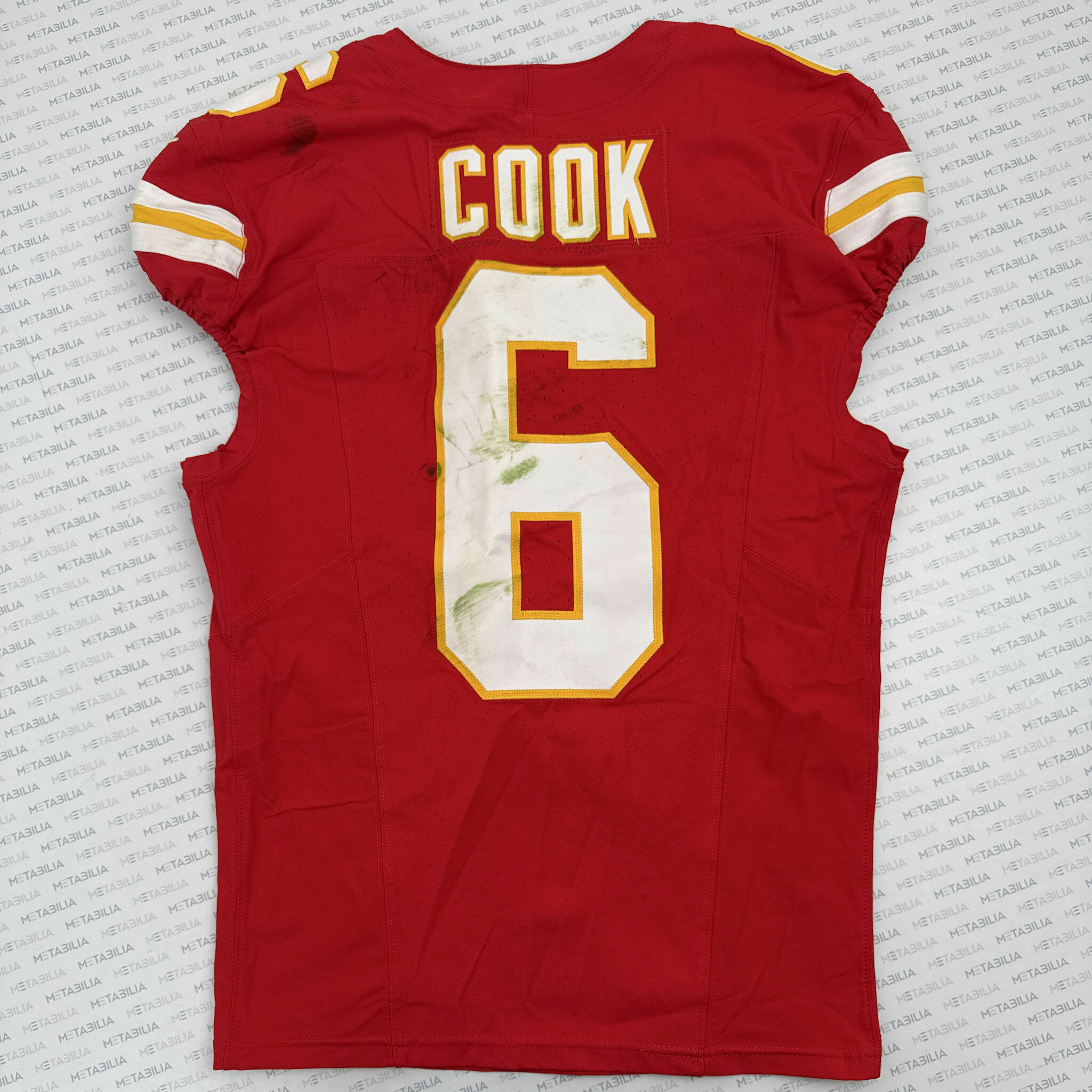 #6 Bryan Cook Game-Worn Jersey vs BAL
