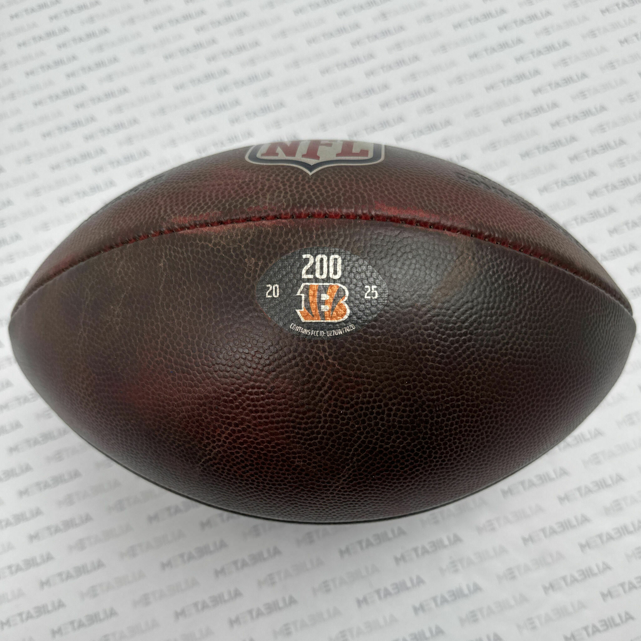 Bengals Game-Used Ball #200 vs Broncos