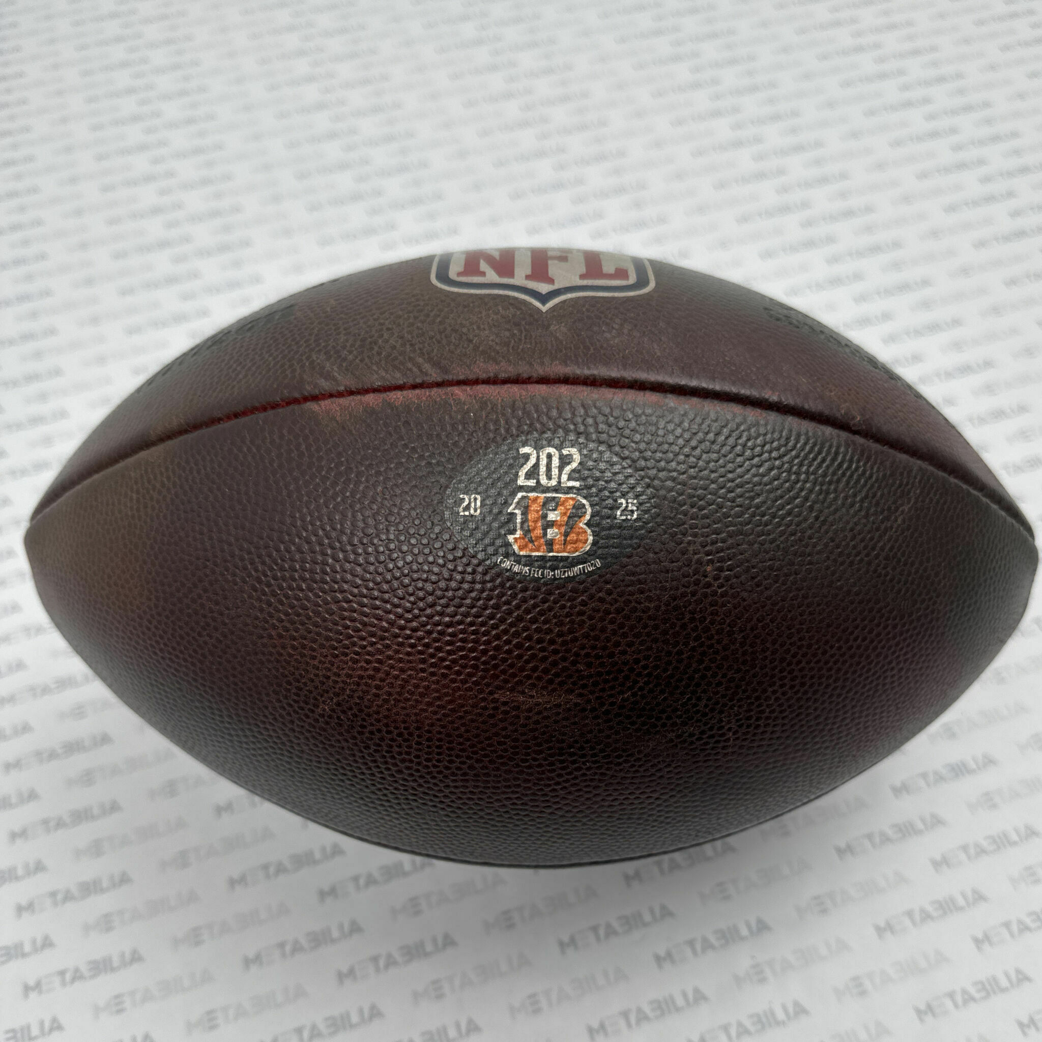 Bengals Game-Used Ball #202 vs Broncos