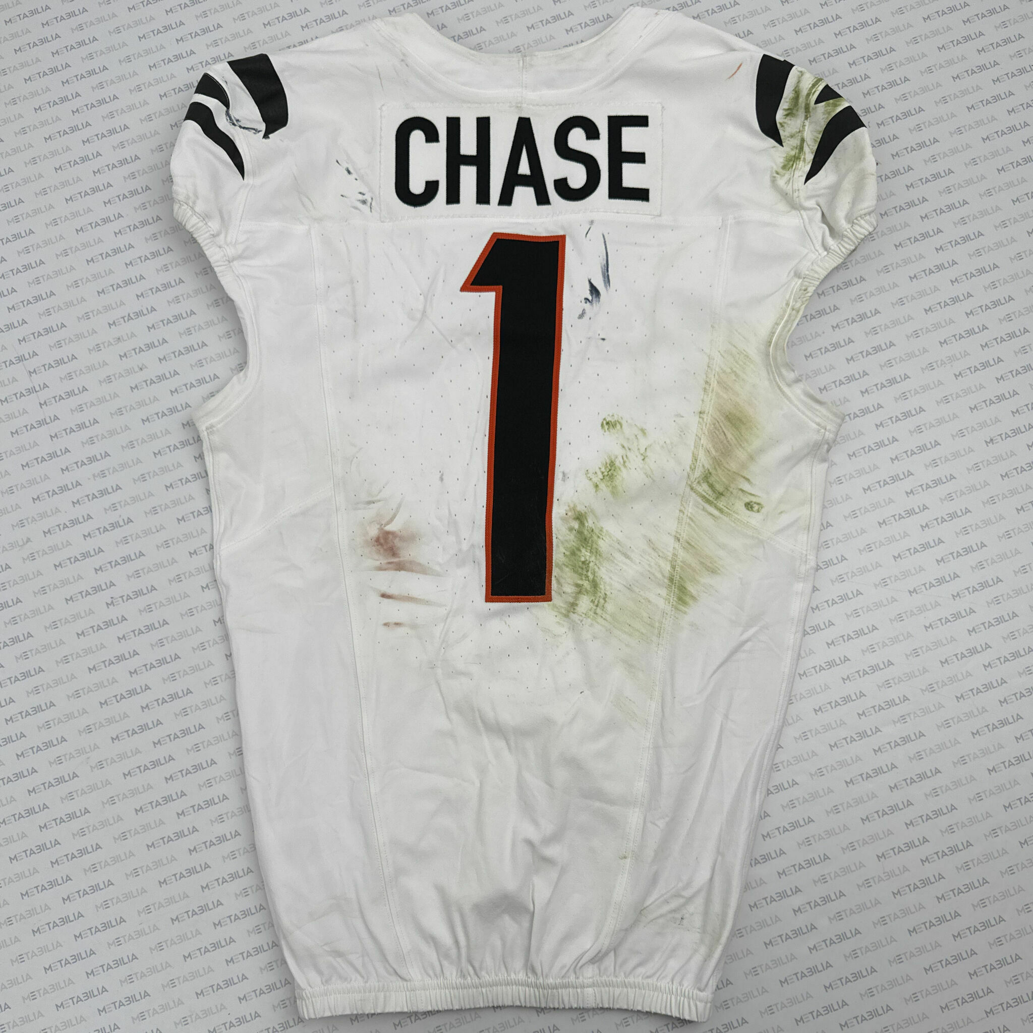 #1 Ja'Marr Chase Game-Worn Jersey vs Broncos