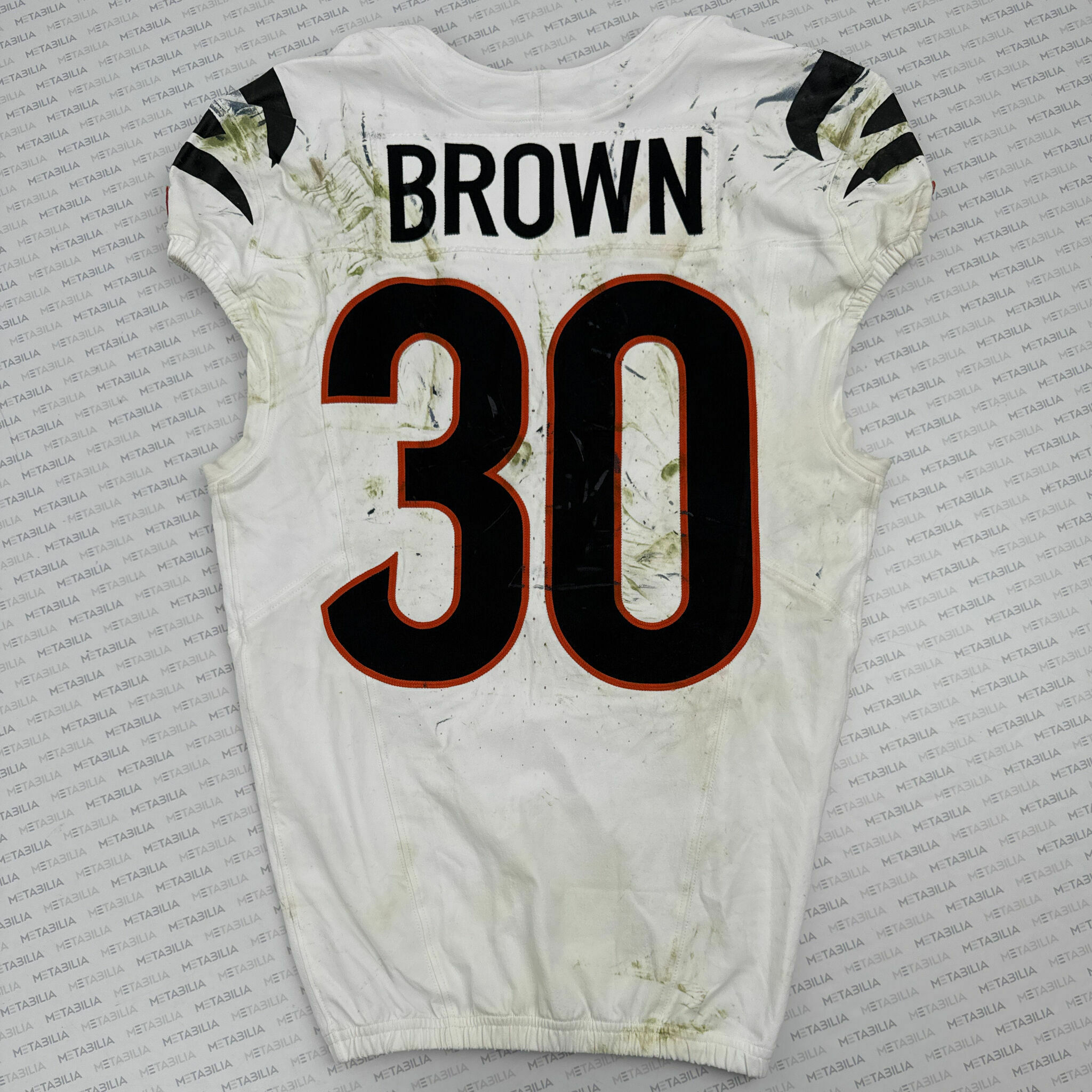 #30 Chase Brown Game-Worn Jersey vs Broncos