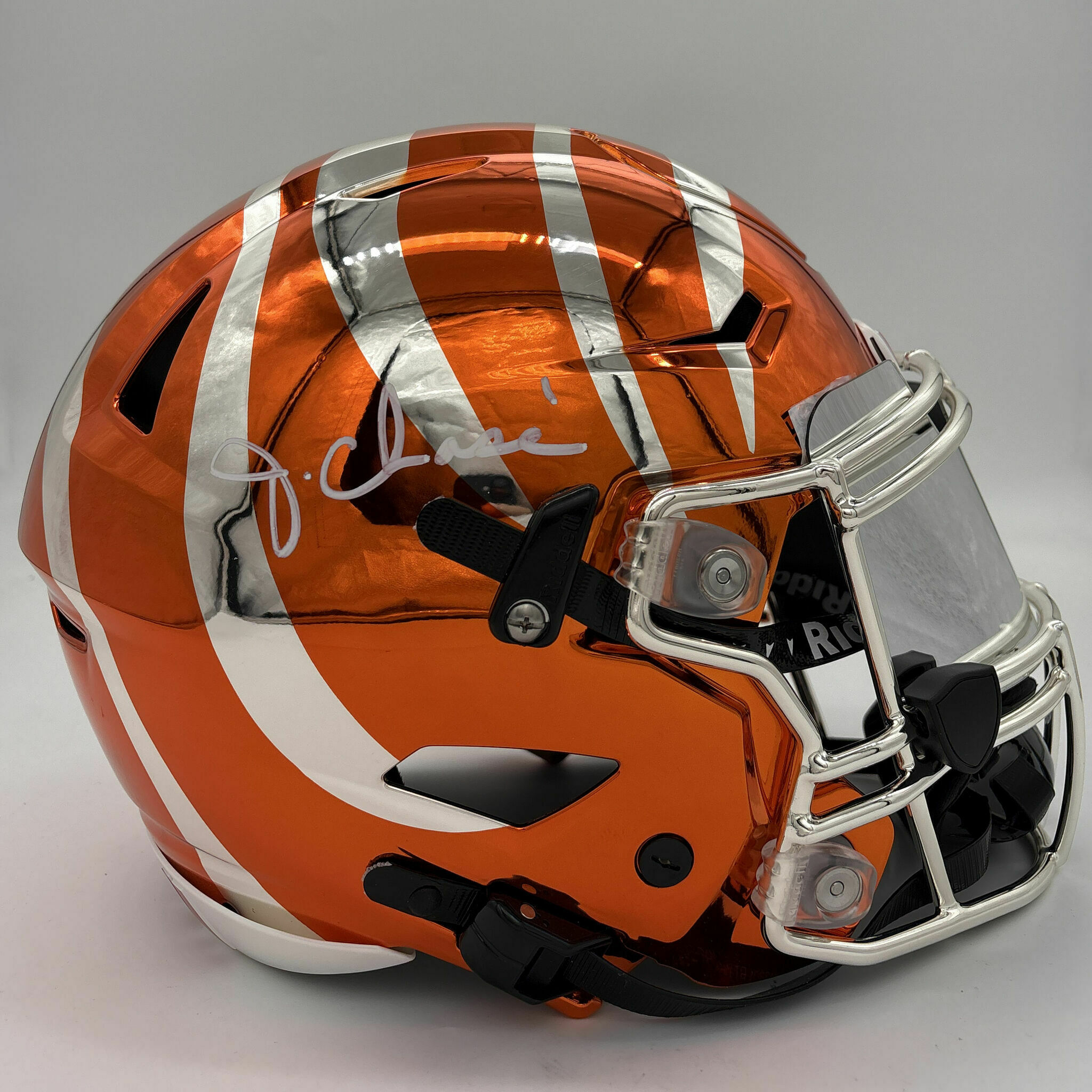 RARE - Chase Signed Orange Chrome and Silver Stripes SpeedFlex