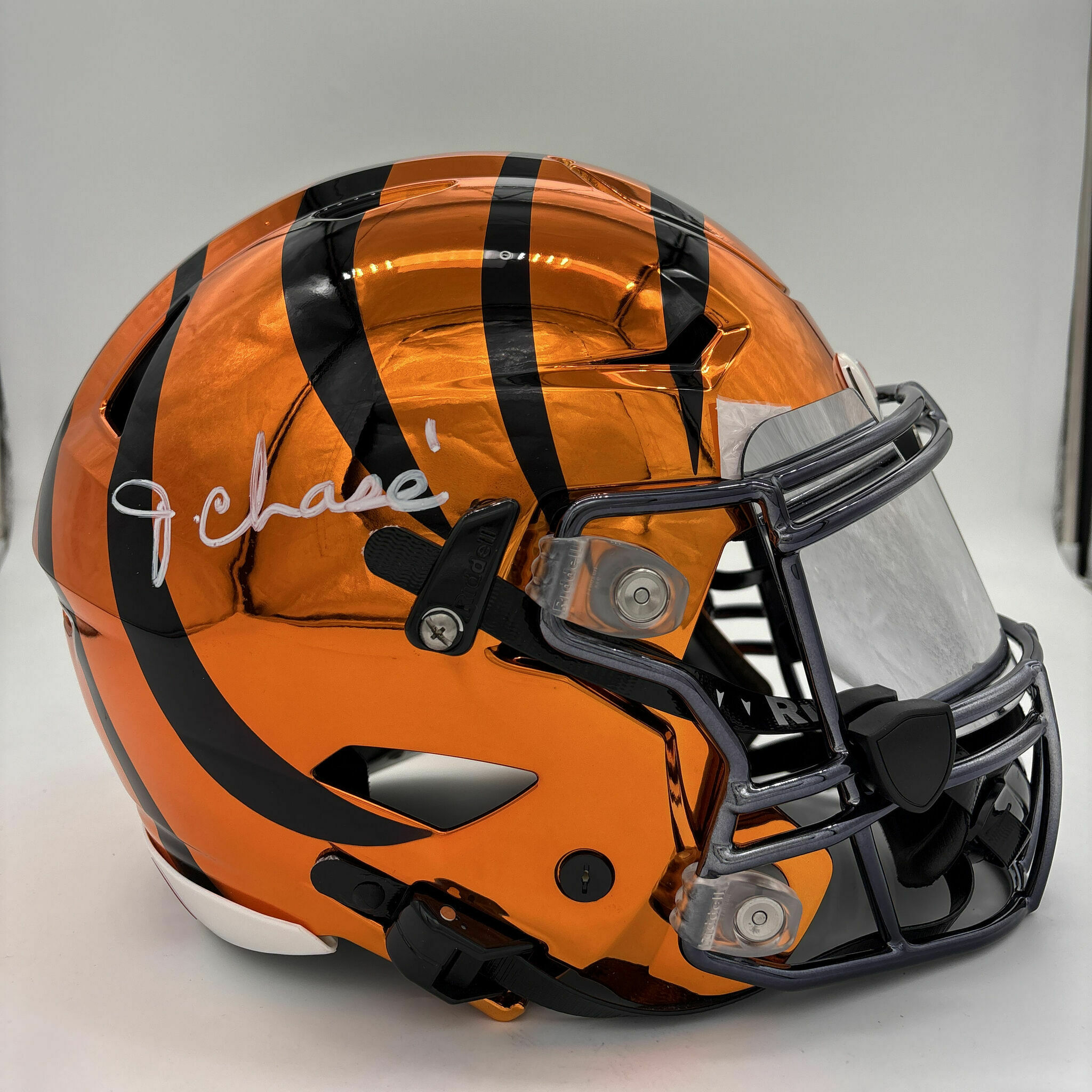 RARE - Chase Signed Orange Chrome and Black Stripes SpeedFlex