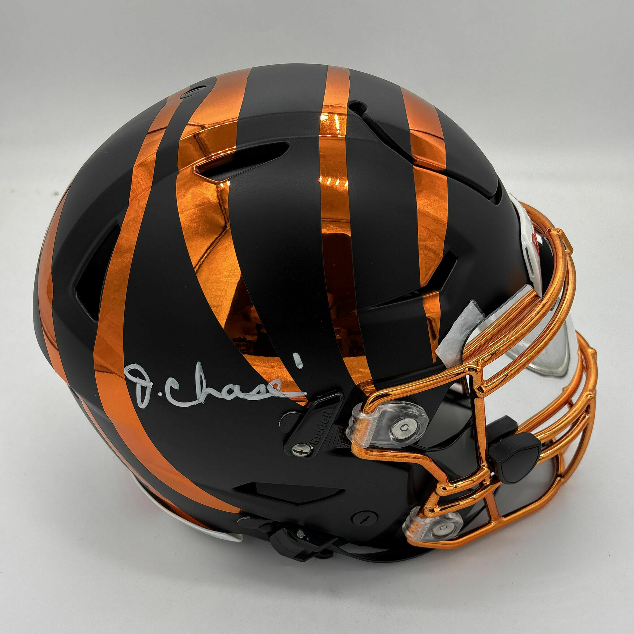 RARE - Chase Signed Matte Black and Orange Chrome Stripes SpeedFlex
