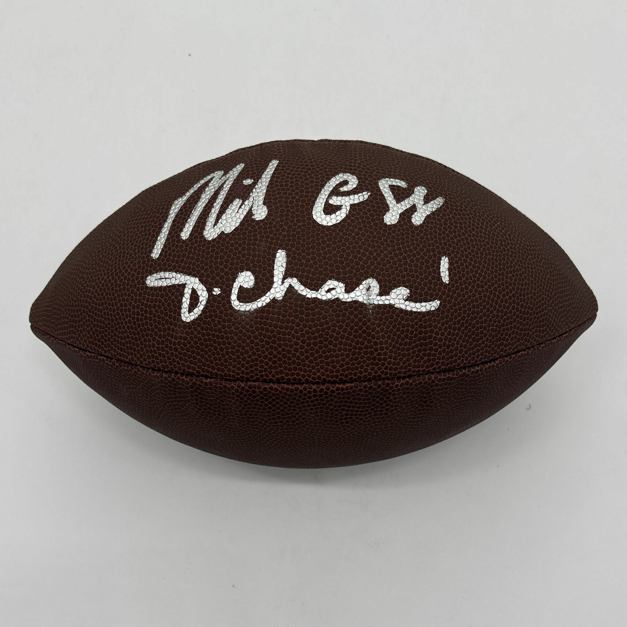 Ja'Marr Chase and Mike Gesicki Signed Wilson Ball