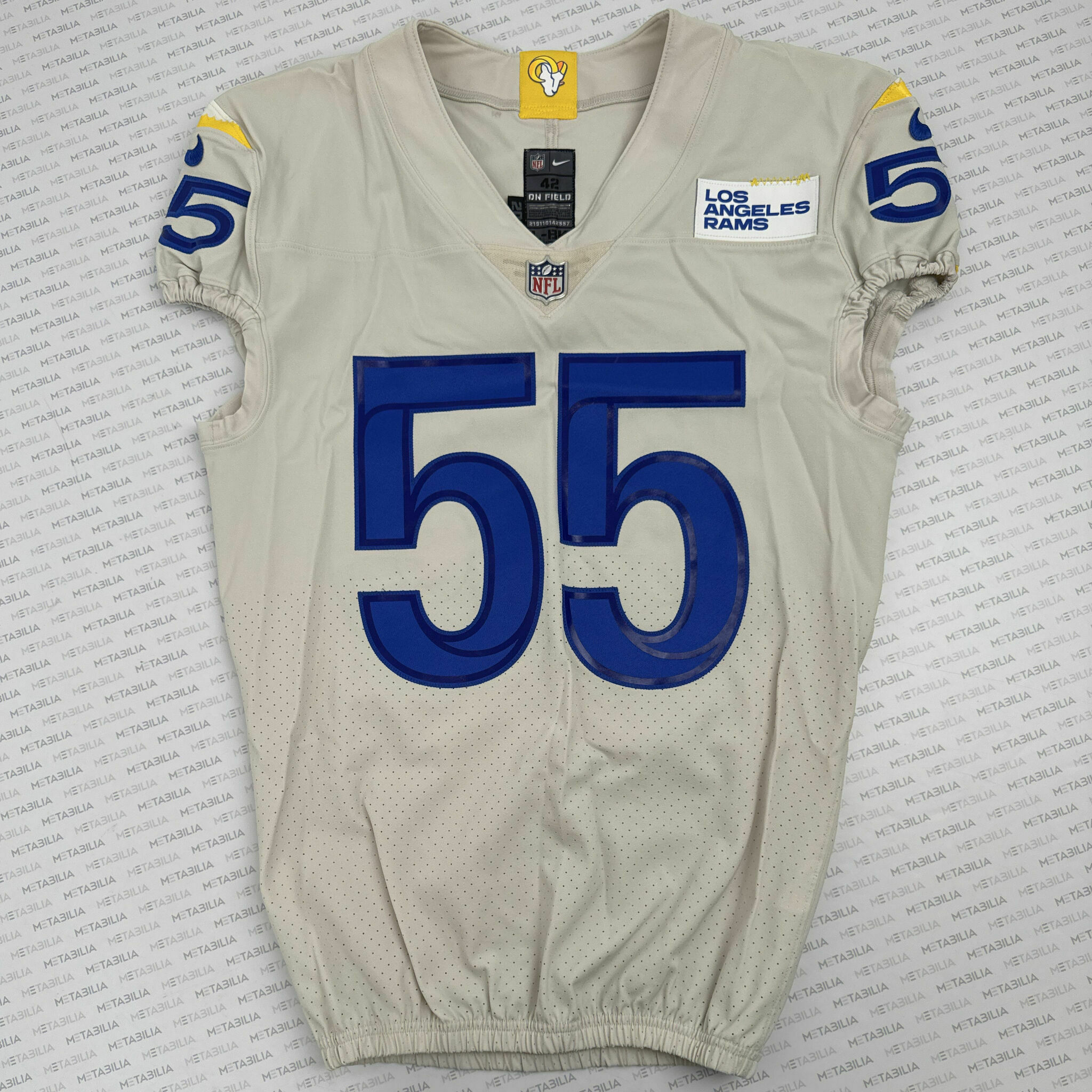 # 55 Rams 2020 Game-Issued Jersey