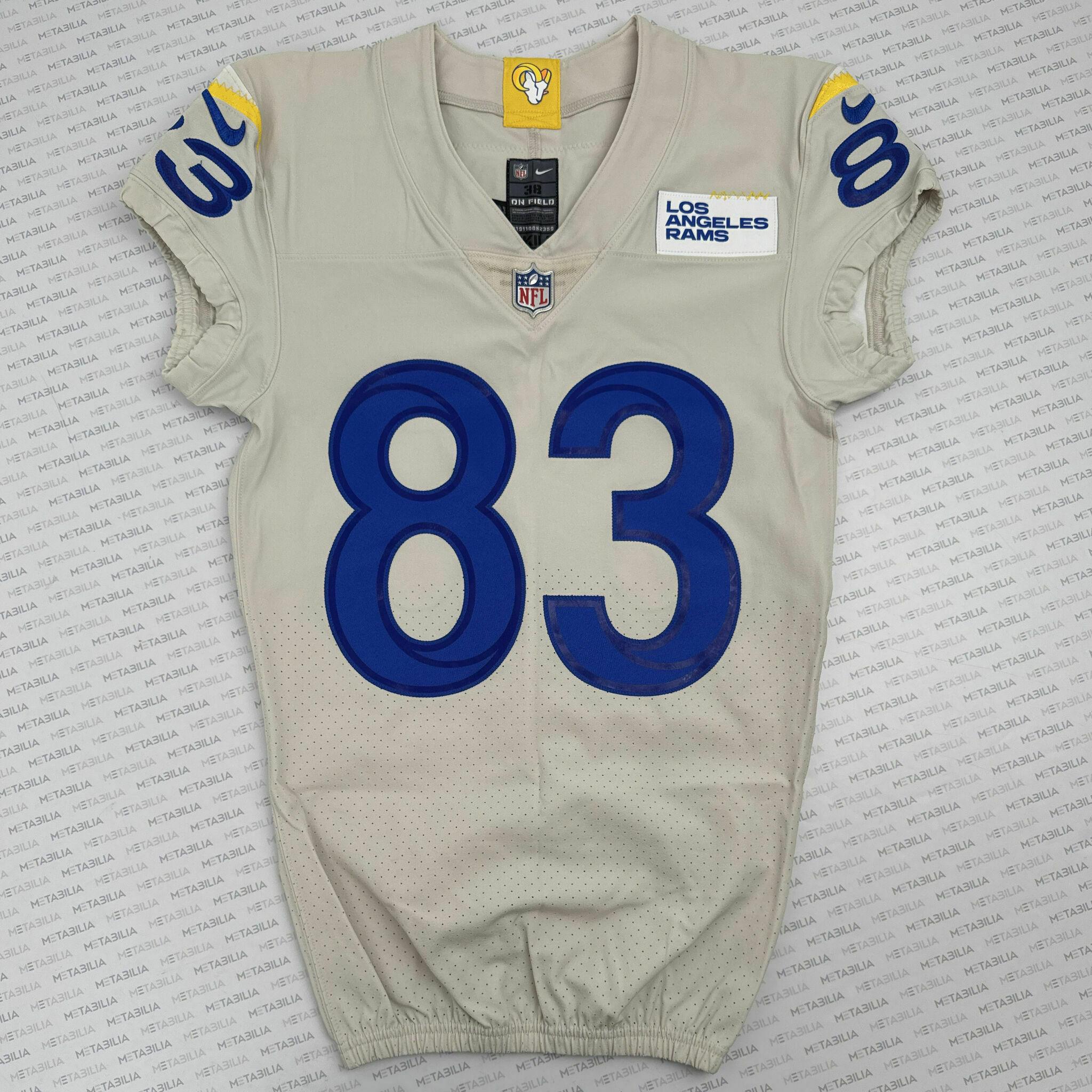 # 83 Warren Jackson 2020 Game-Issued Jersey