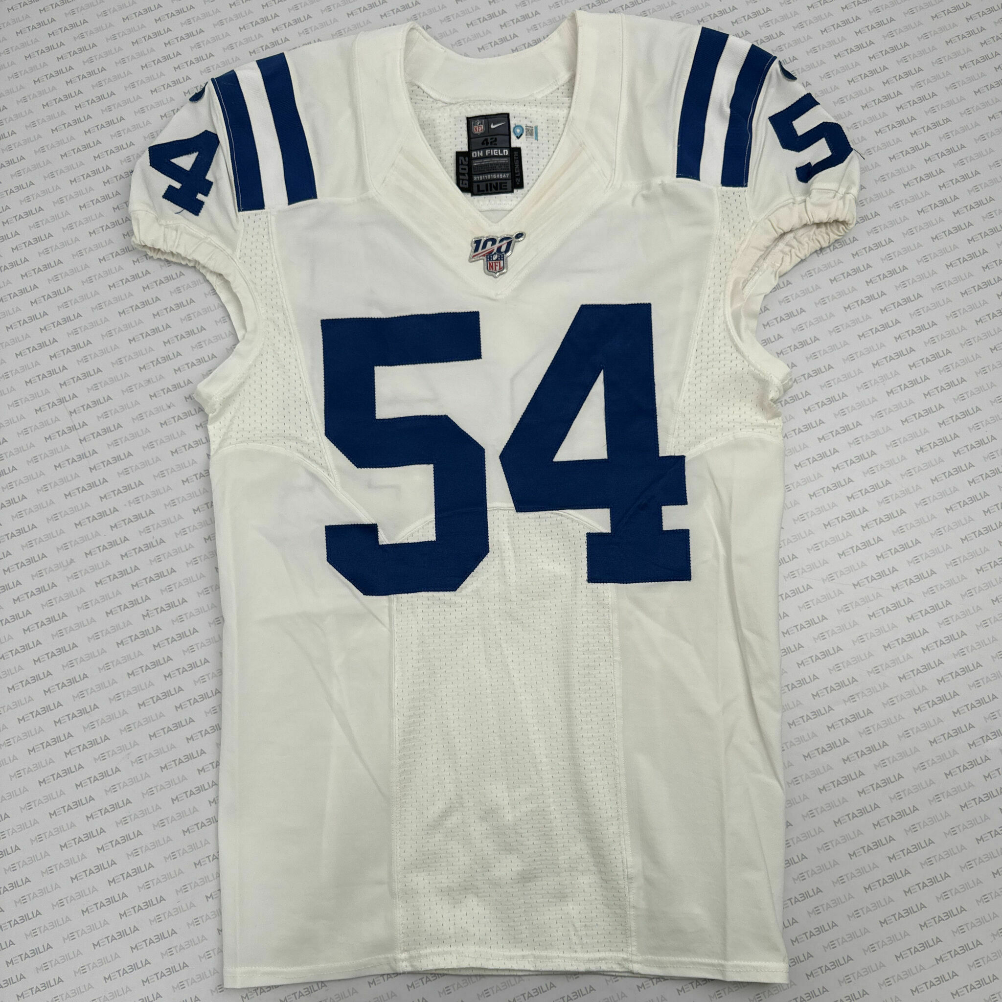 #54 Thomas Team-Issued White Jersey