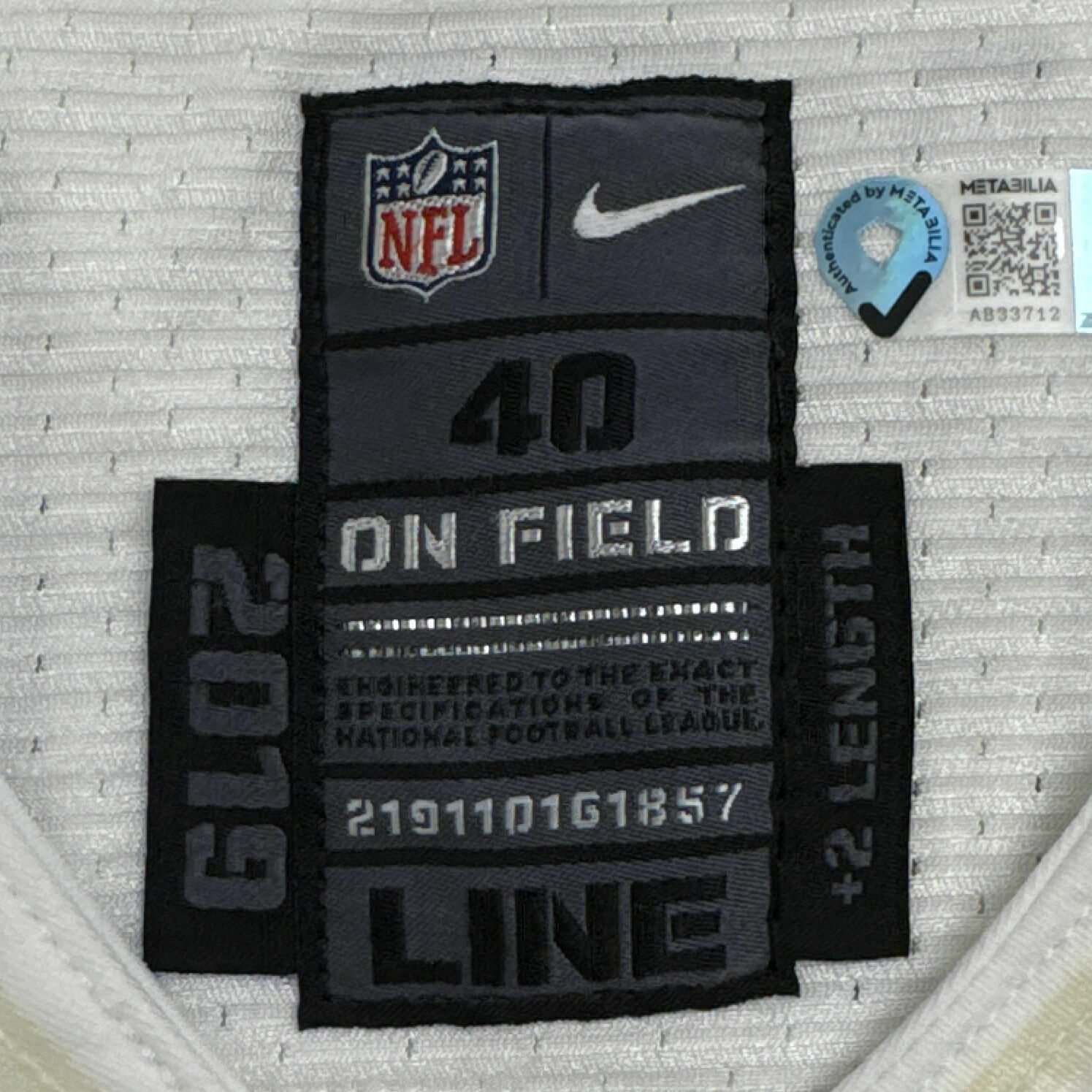 #47 Taylor Team-Issued White Jersey