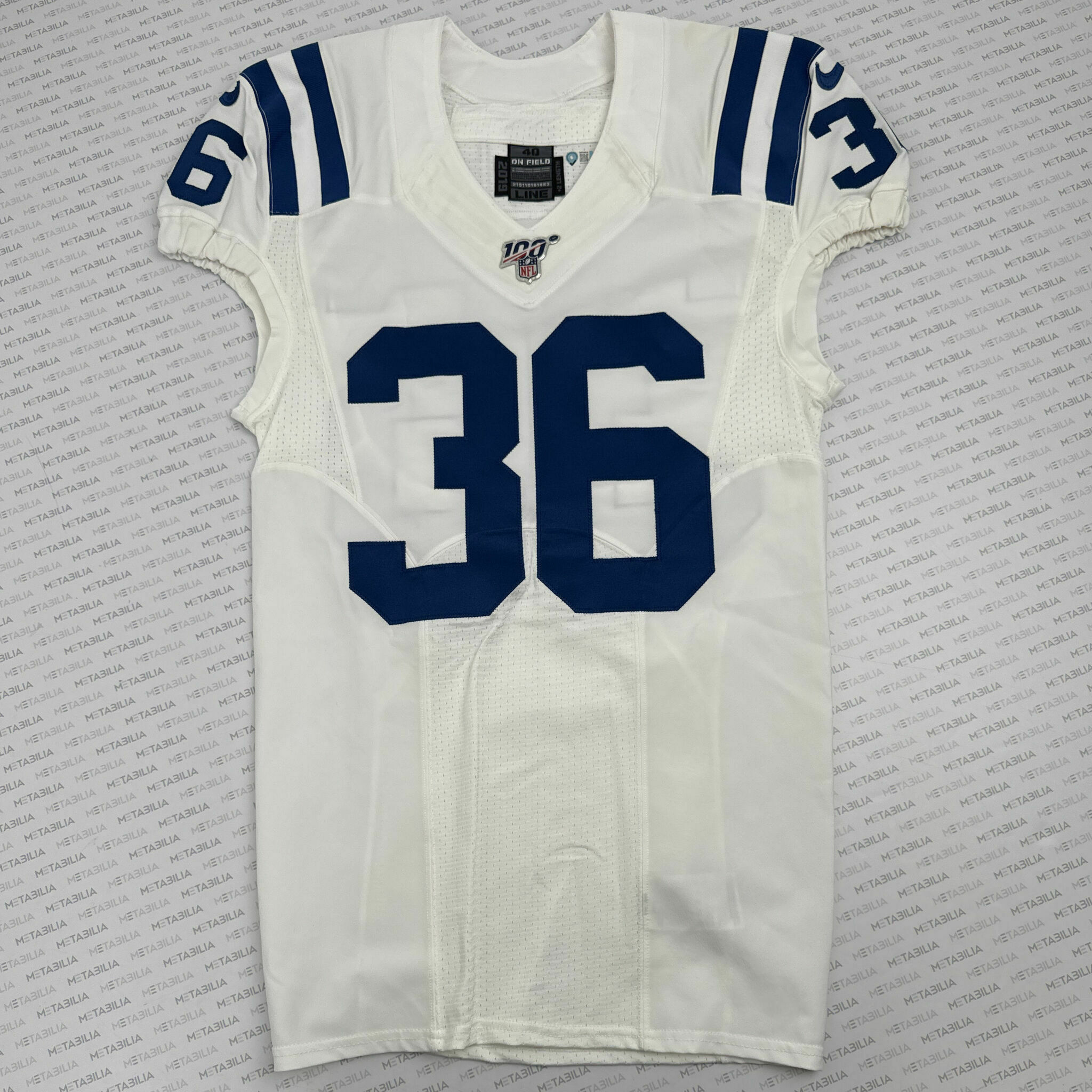#36 Porter Team-Issued White Jersey
