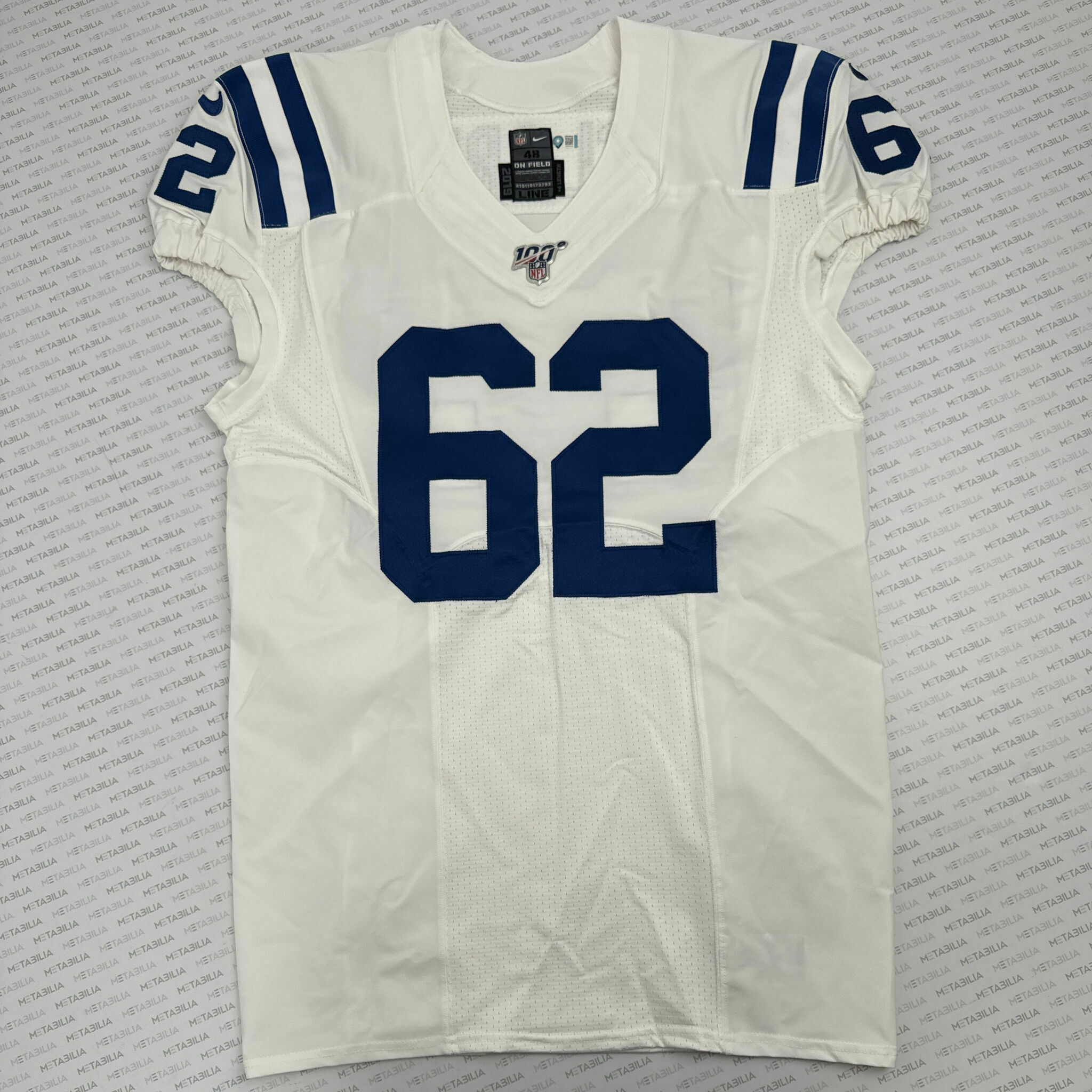#62 Clark Team-Issued White Jersey