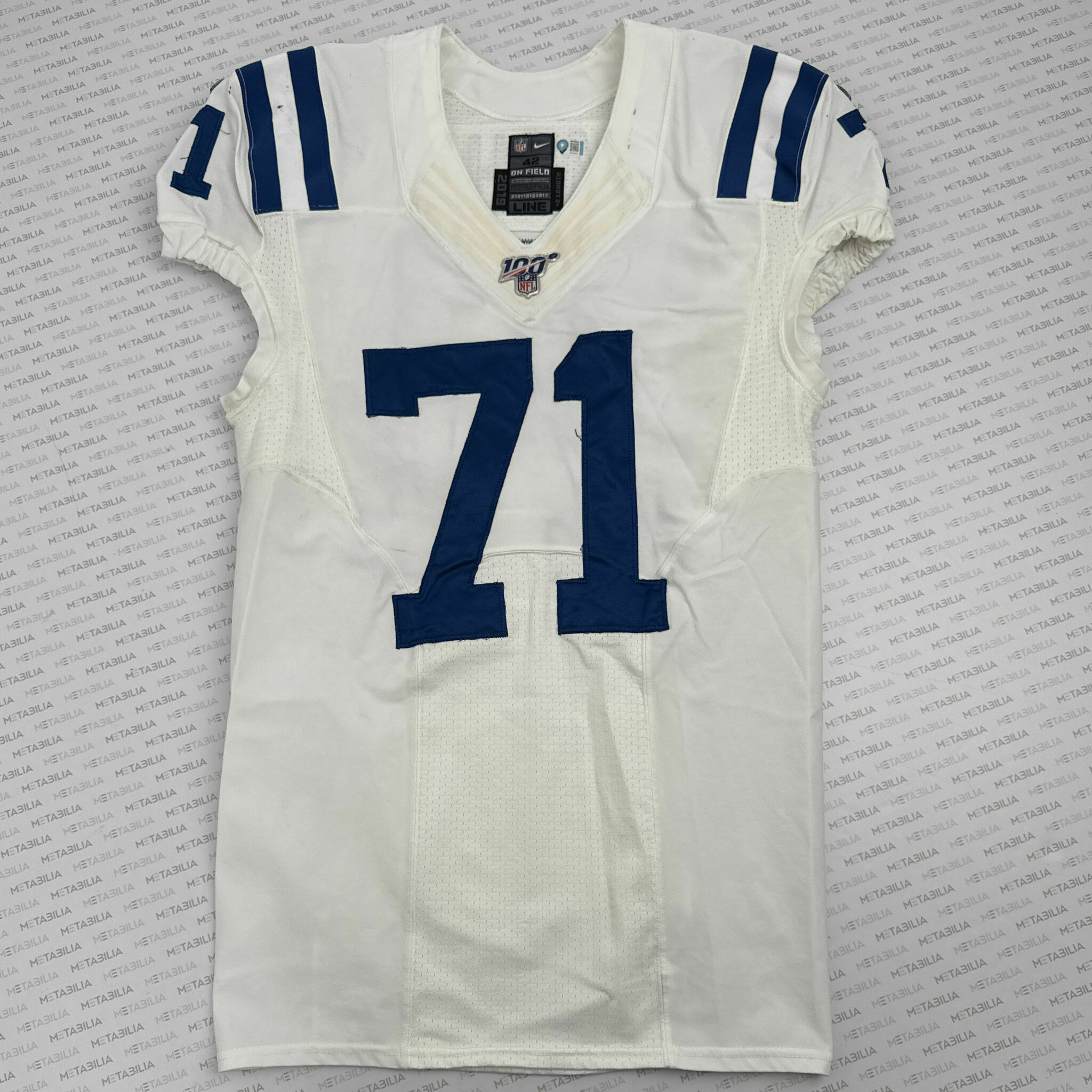 #71 Gwacham Team-Issued White Jersey