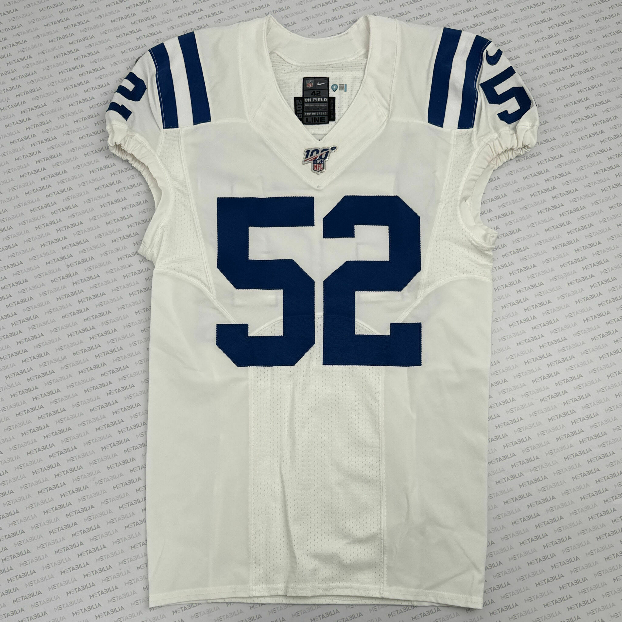 #52 Banogu Team-Issued White Jersey