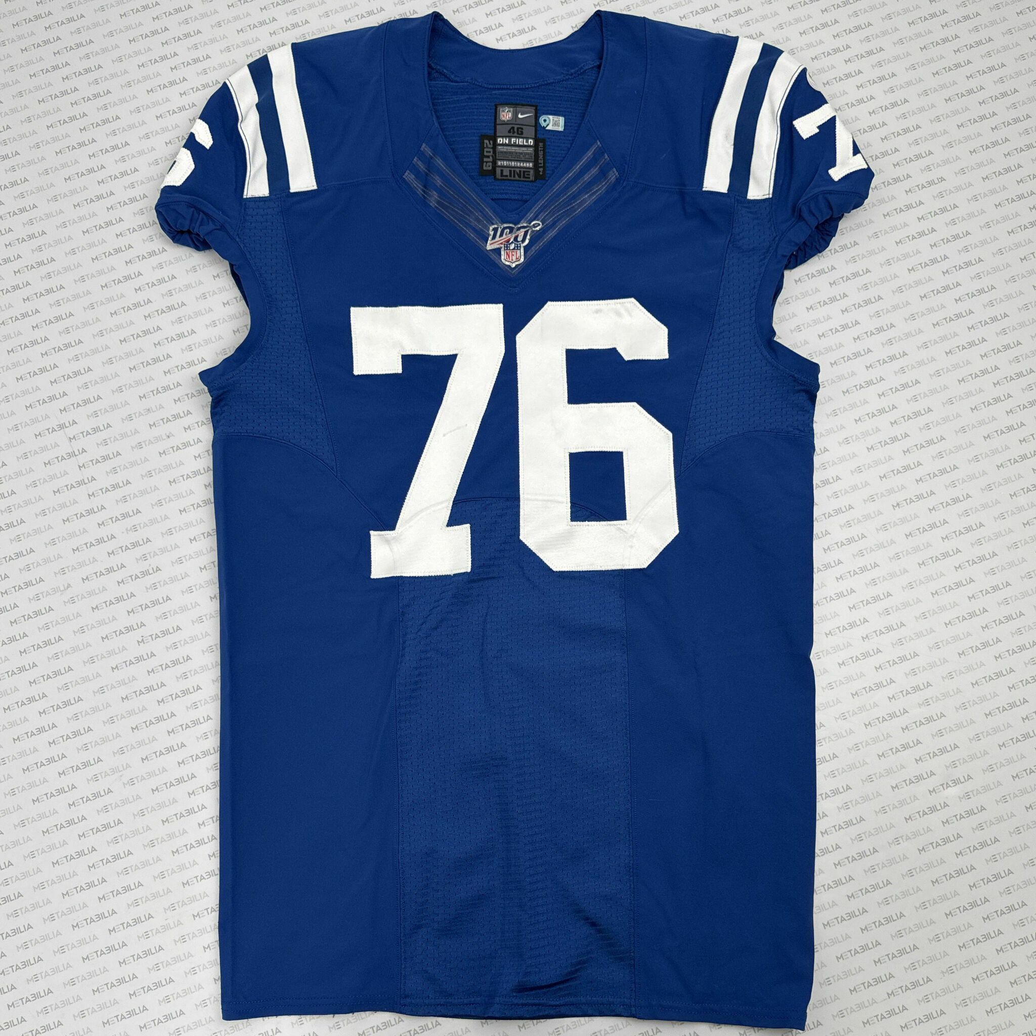 #76 Young Team-Issued Blue Jersey