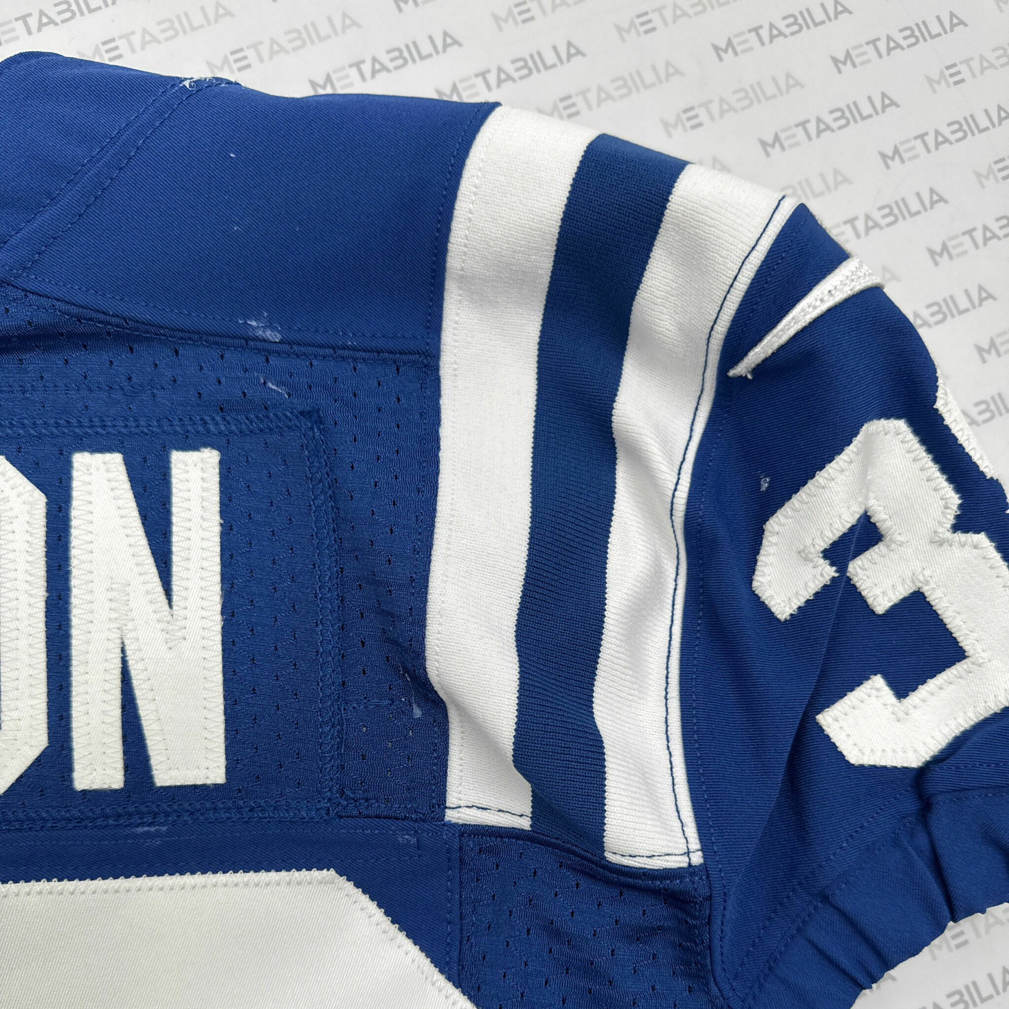 #38 Nelson Team-Issued Blue Jersey