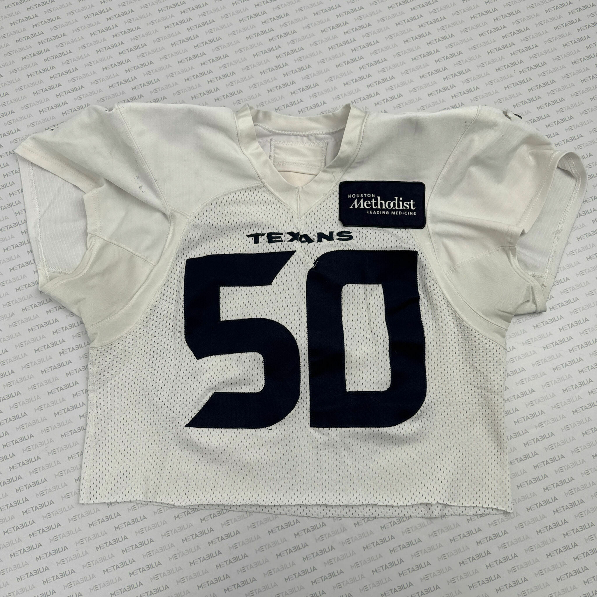#50 Solomon Byrd Texans Practice-Worn Jersey