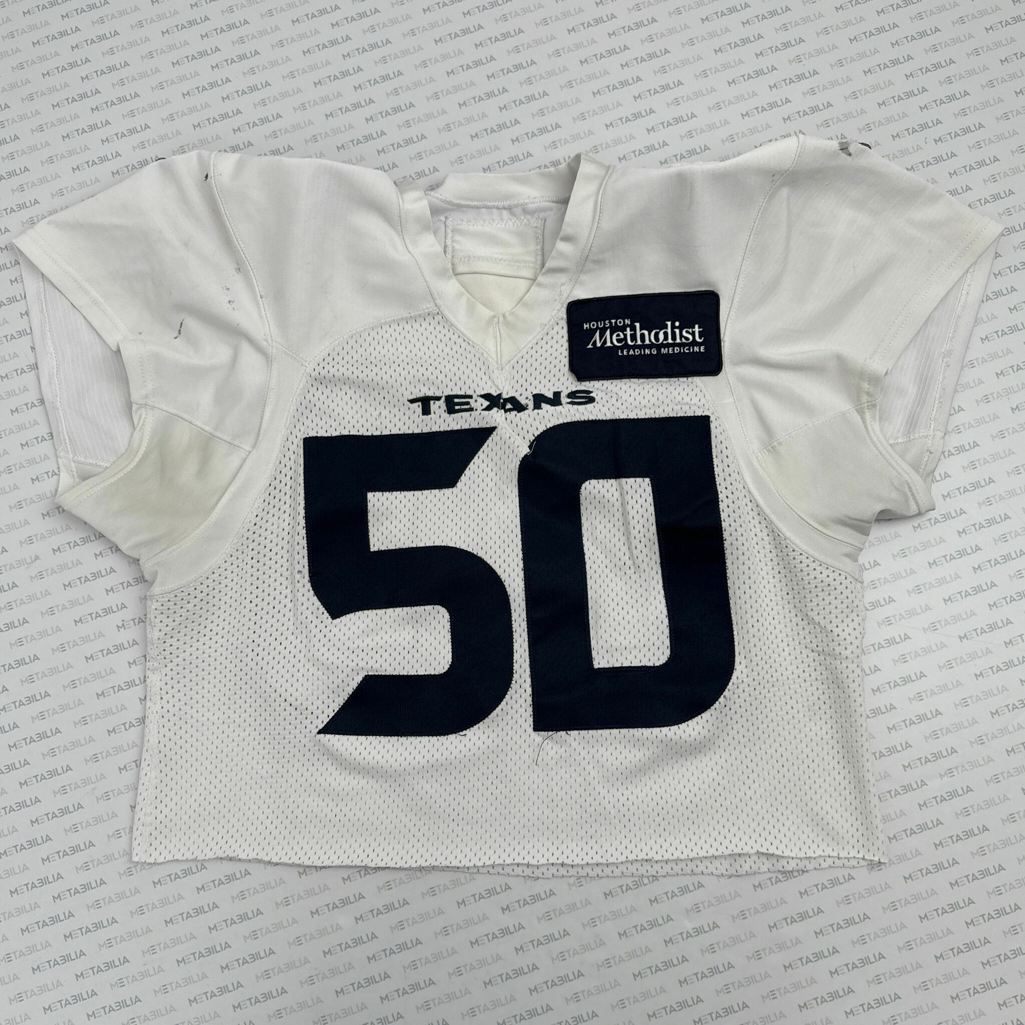 #50 Solomon Byrd Texans Practice-Worn Jersey