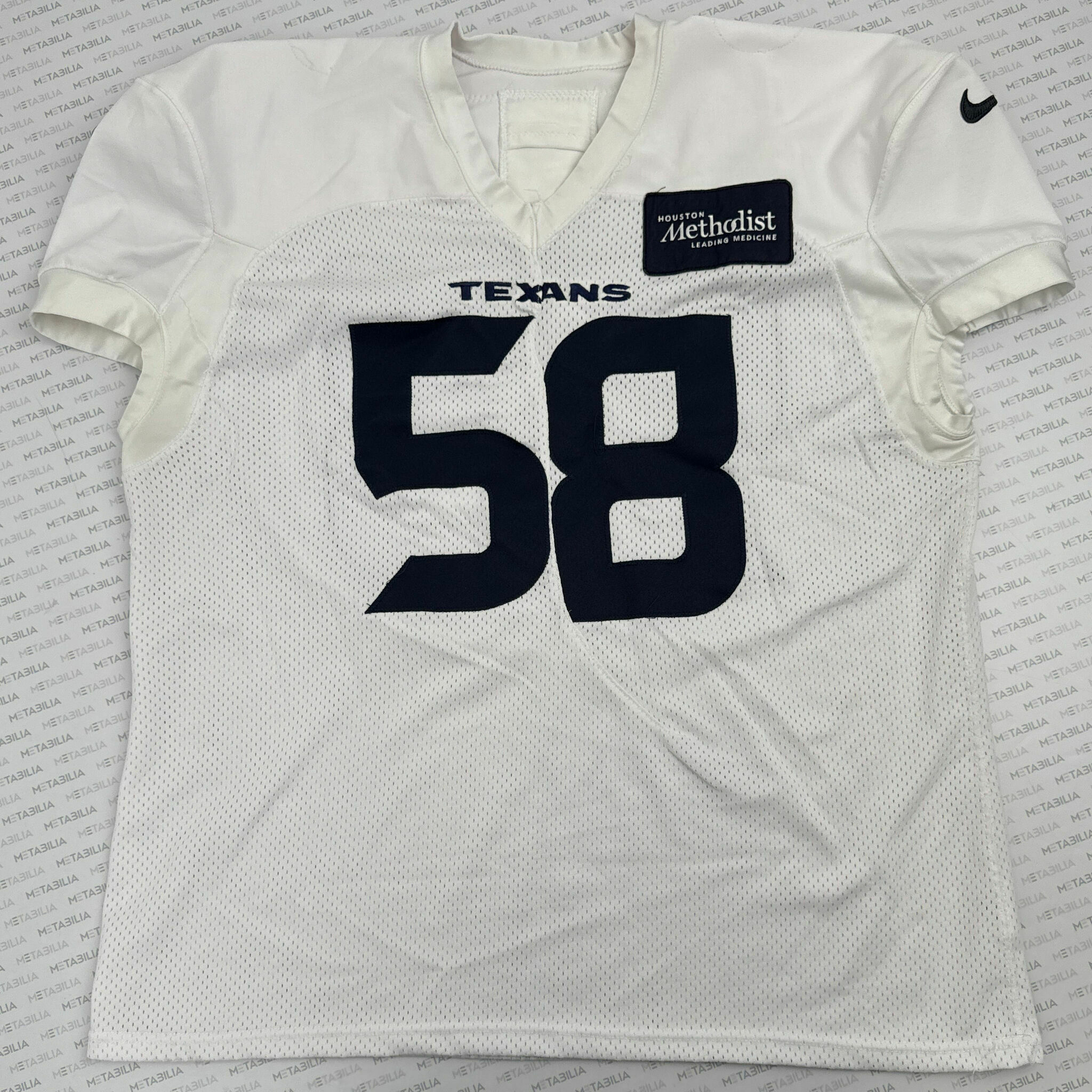 #58 Kyonte Hamilton Texans Practice-Worn Jersey