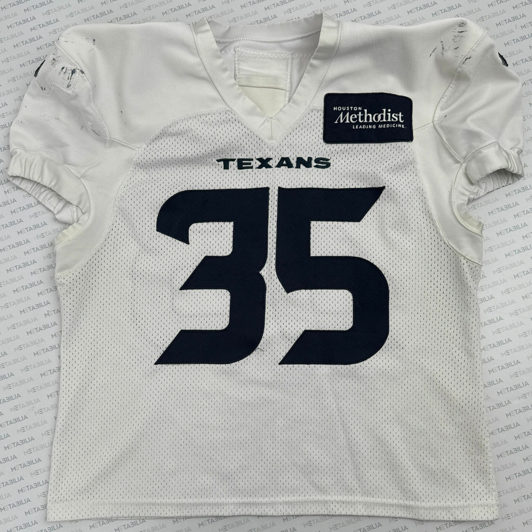 #35 Jake Hansen Texans Practice-Worn Jersey