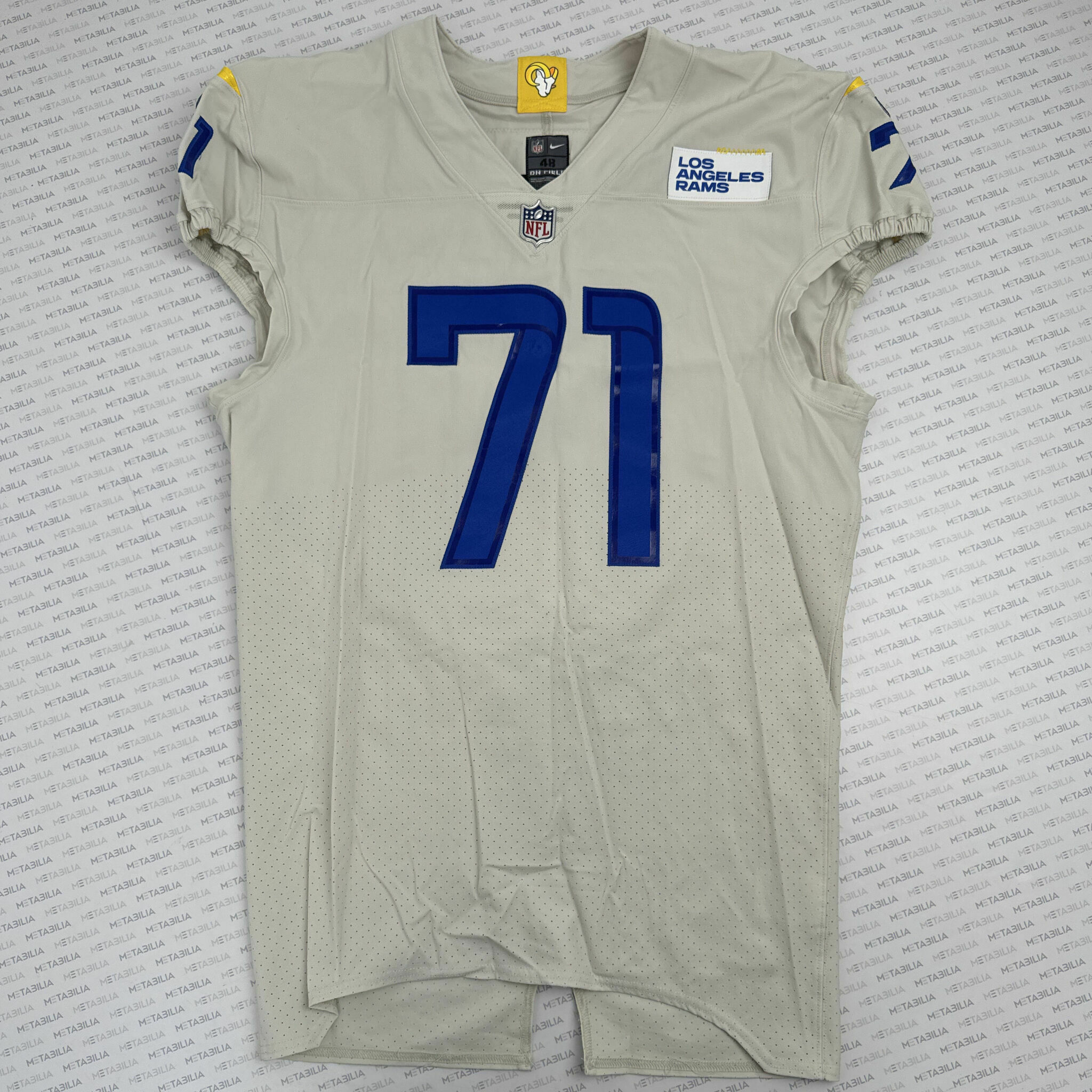 # 71 Bobby Evans 2022 Game-Issued Jersey