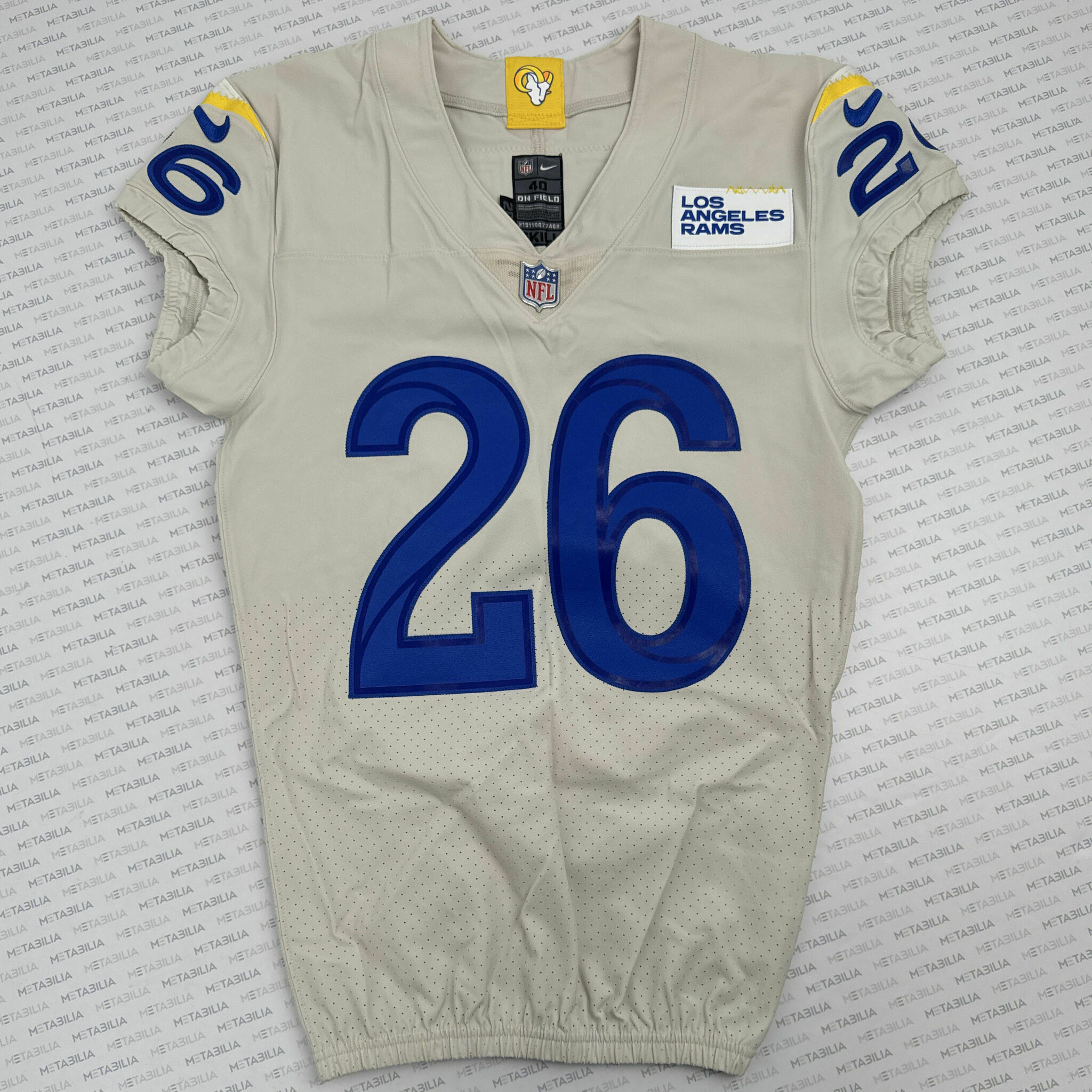 # 26 Terrell Burgess 2020 Game-Issued Jersey