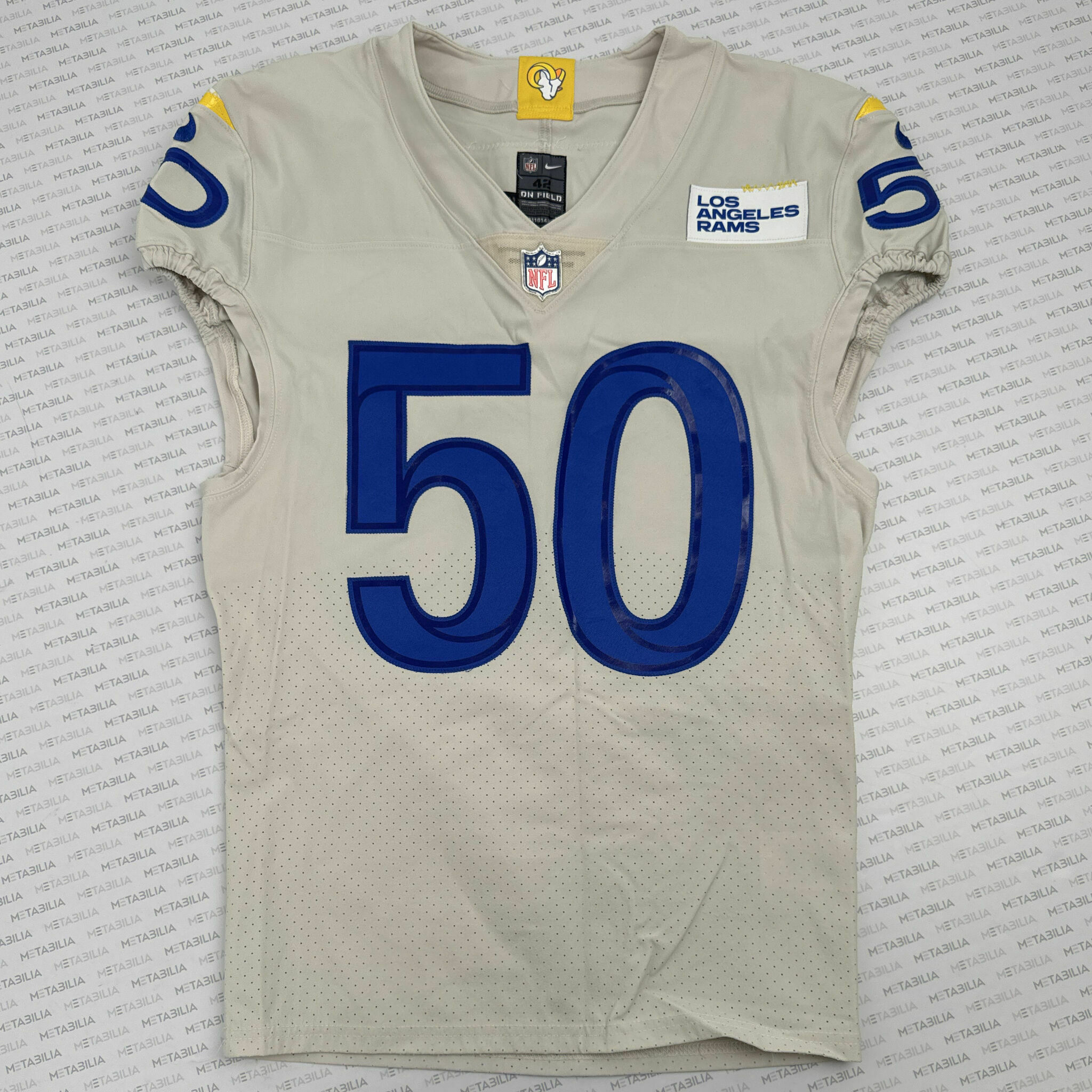 # 50 Takkarist McKinley 2020 Game-Issued Jersey