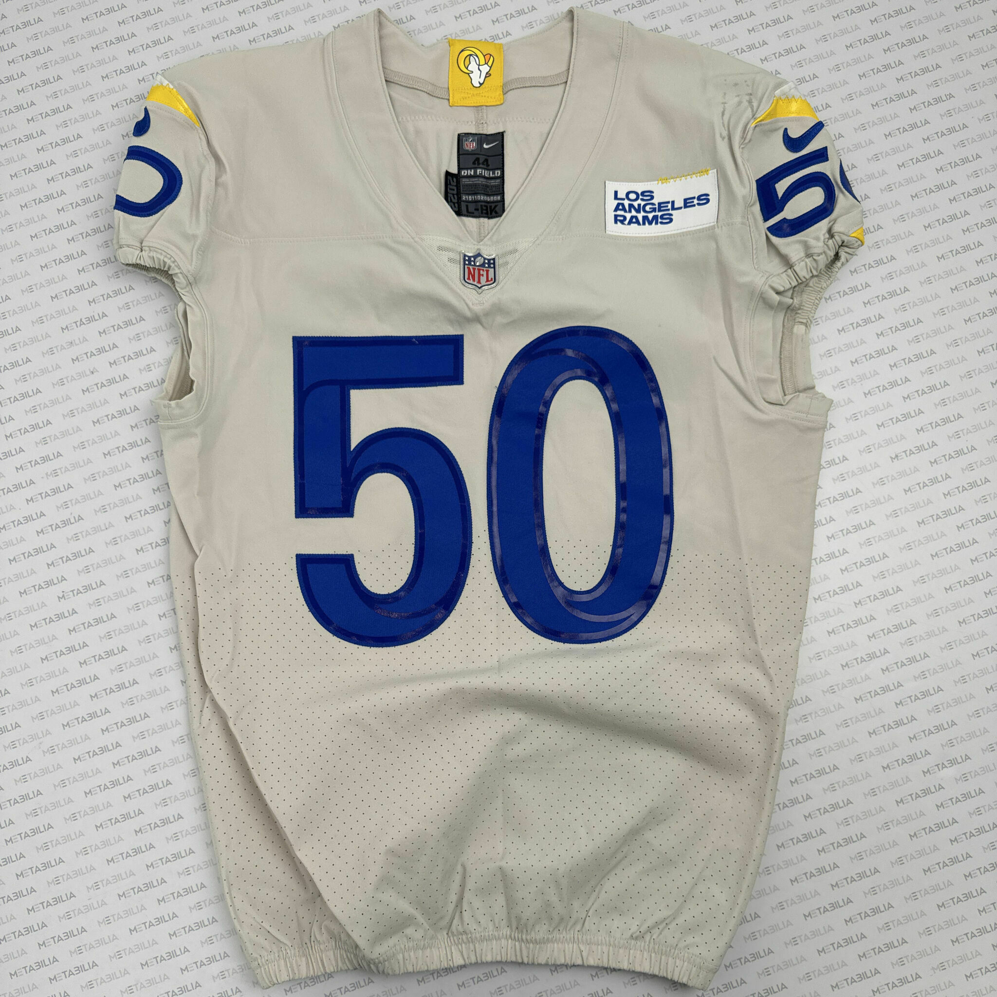 # 50 Takkarist Mckinley 2022 Game-Issued Jersey