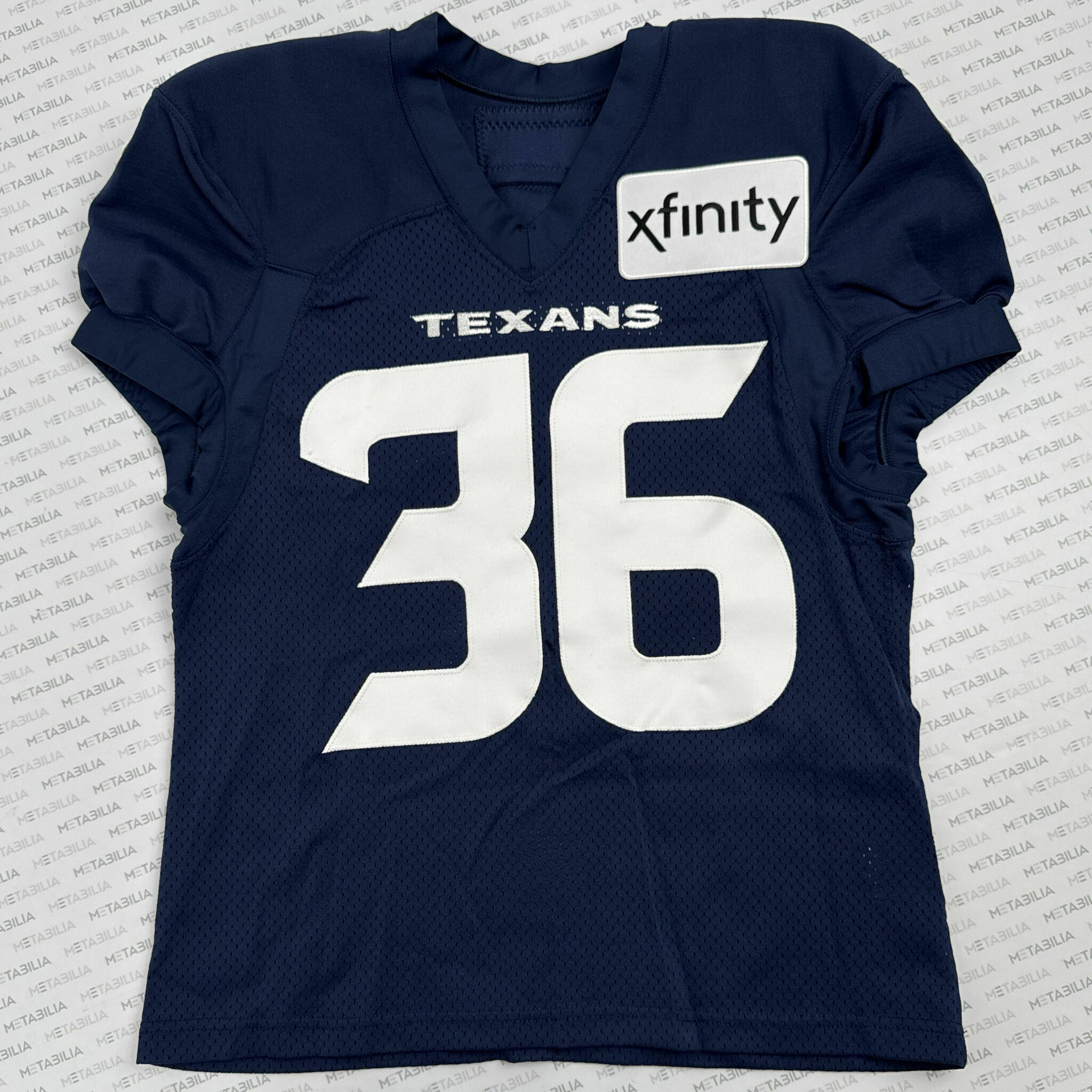 #36 Hill Texans Team-Issued Practice Jersey