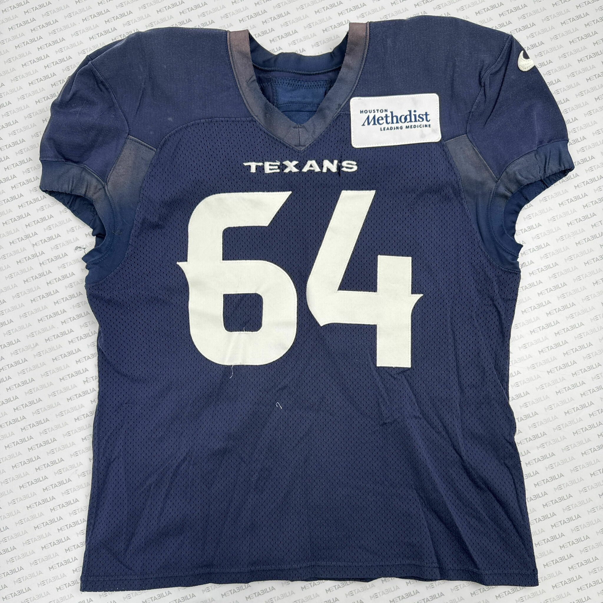 #64 Nick Broeker Practice-Used Jersey