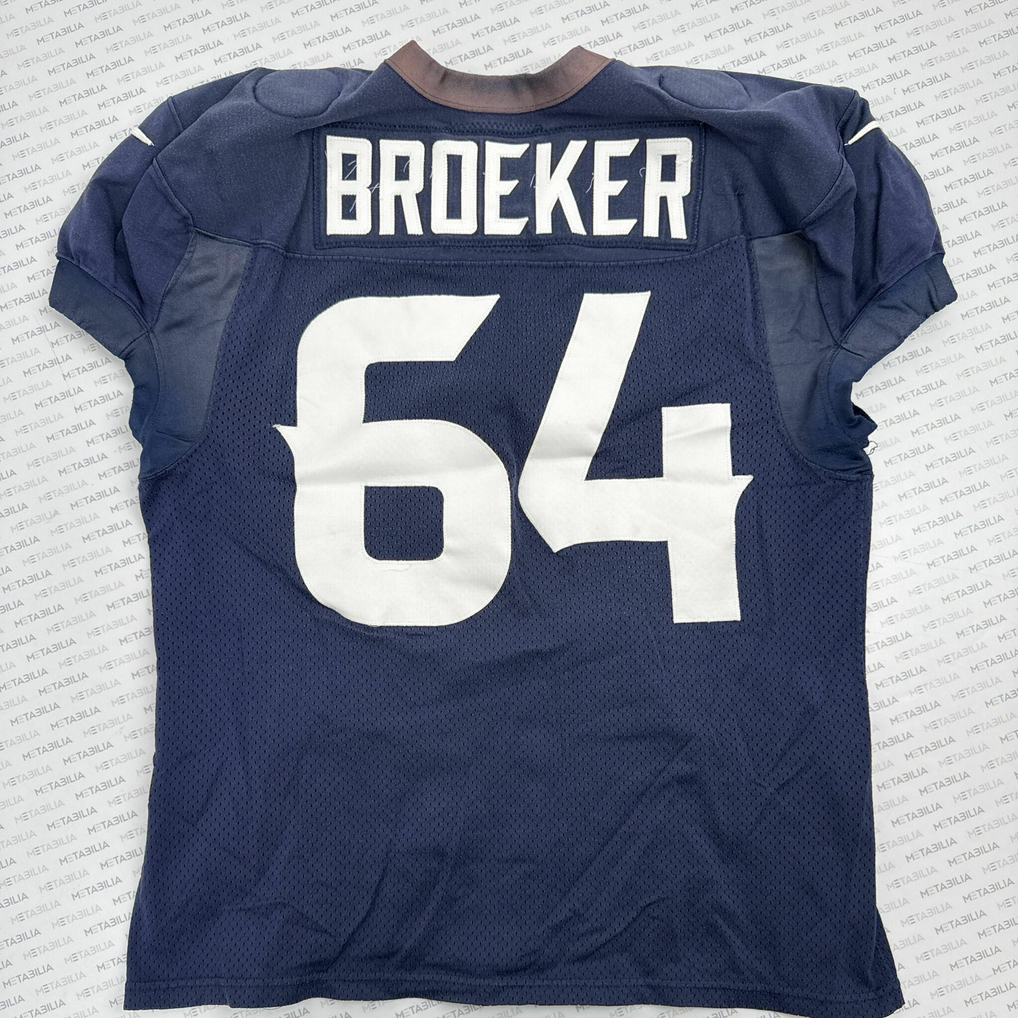 #64 Nick Broeker Practice-Used Jersey