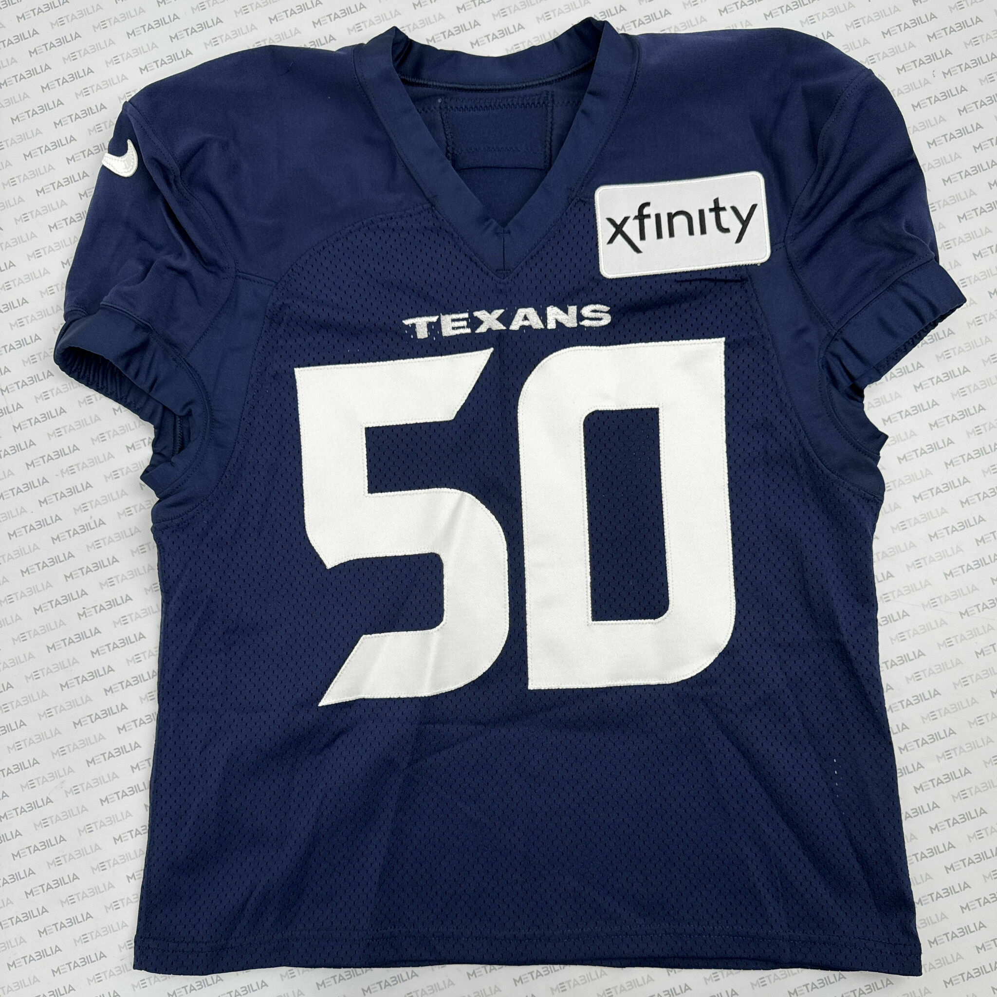 #50 Solomon Byrd Texans Practice-Worn Jersey