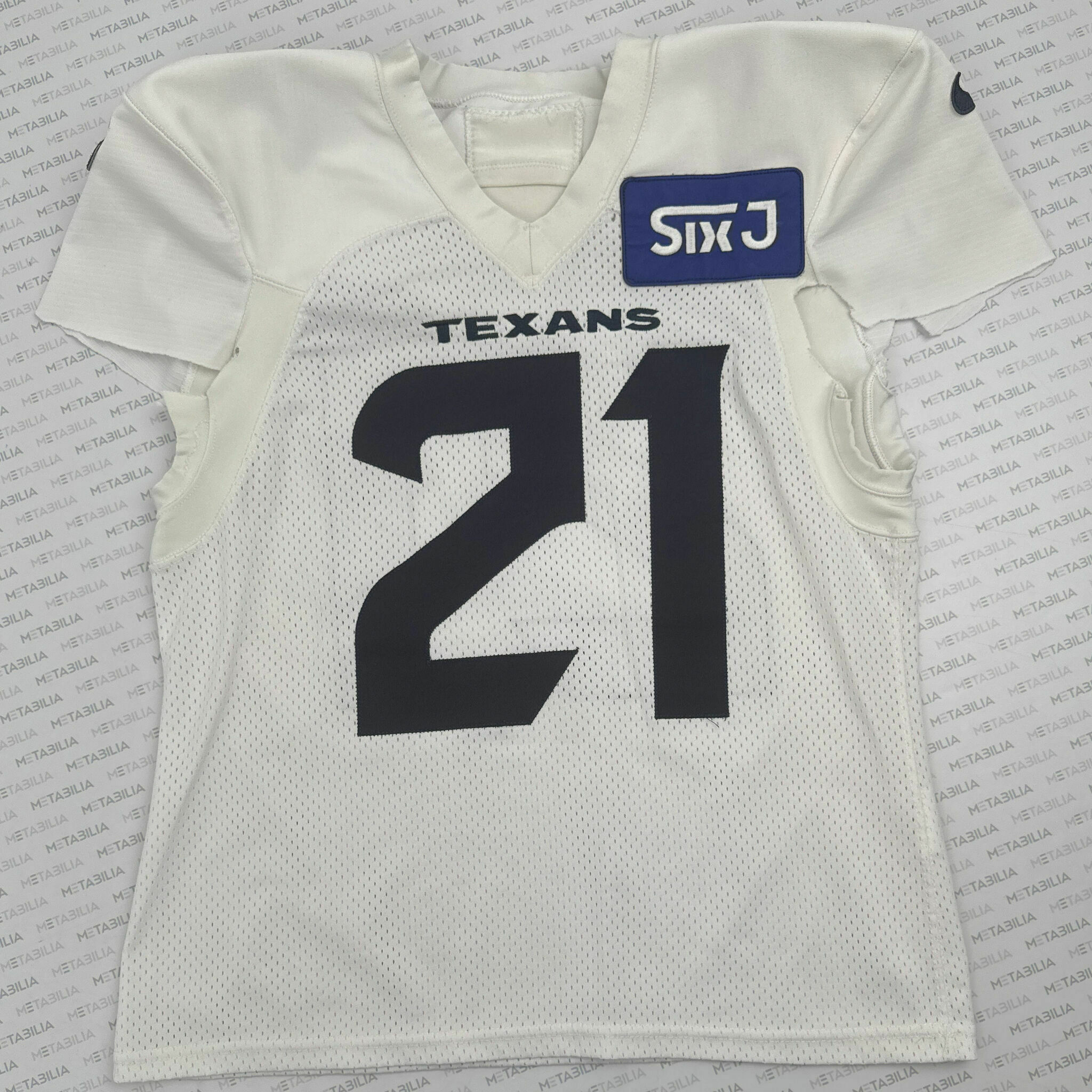 #21 Texans Practice-Worn Jersey