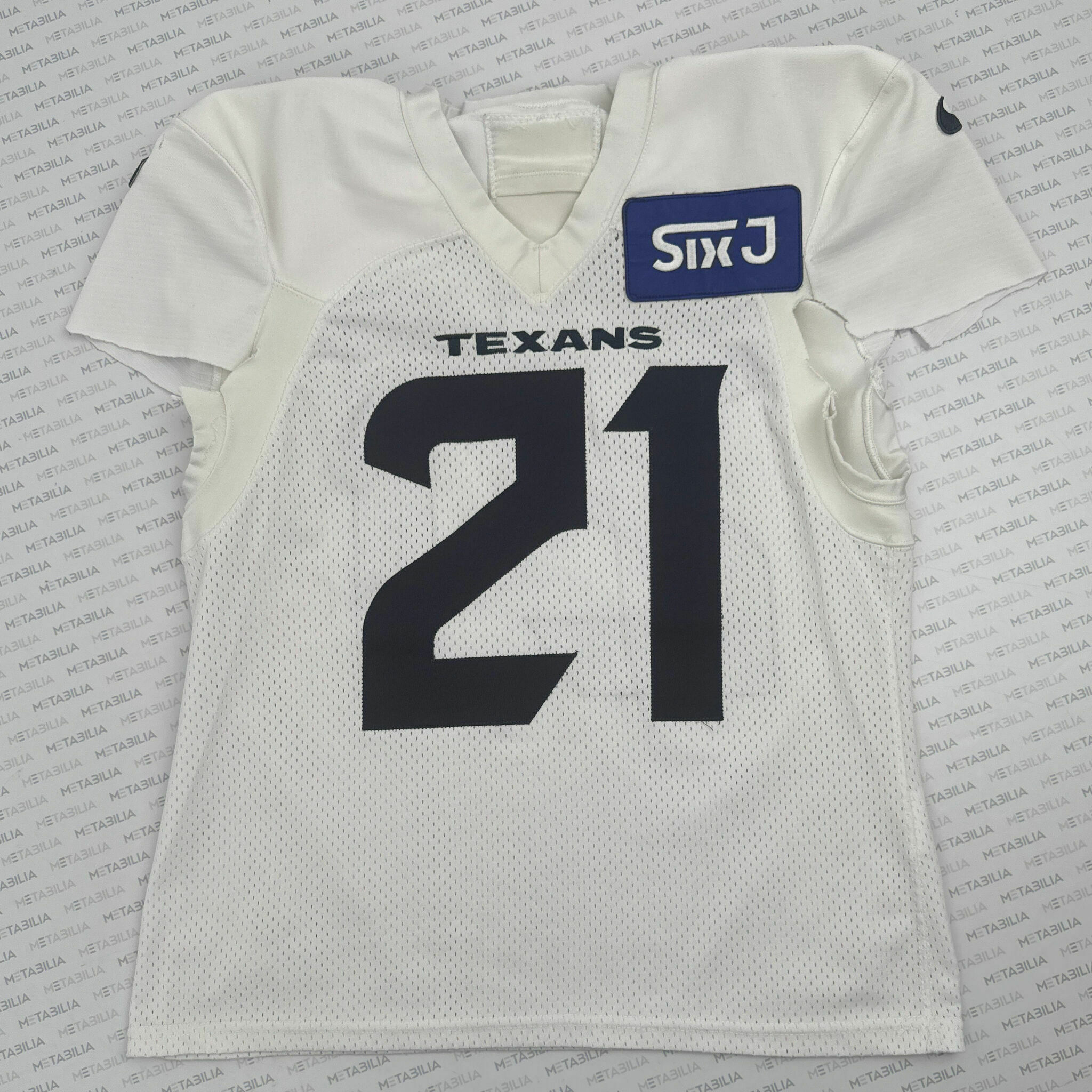 #21 Texans Practice-Worn Jersey