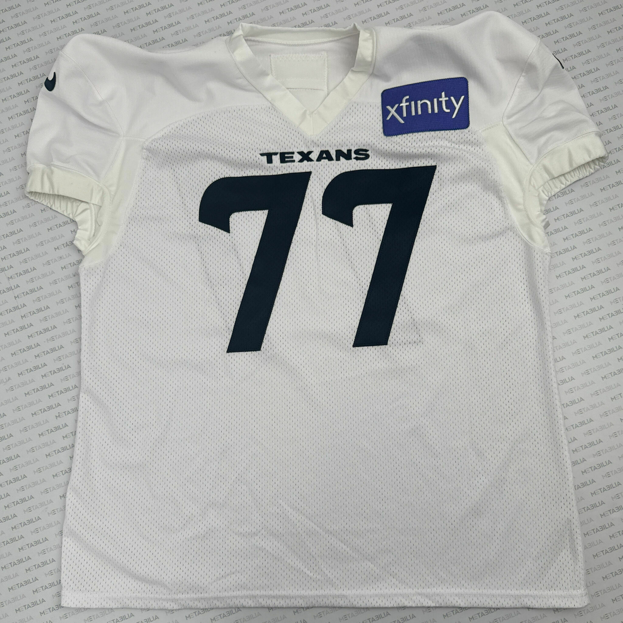 #77 LaDarius Henderson Texans Team-Issued Practice Jersey