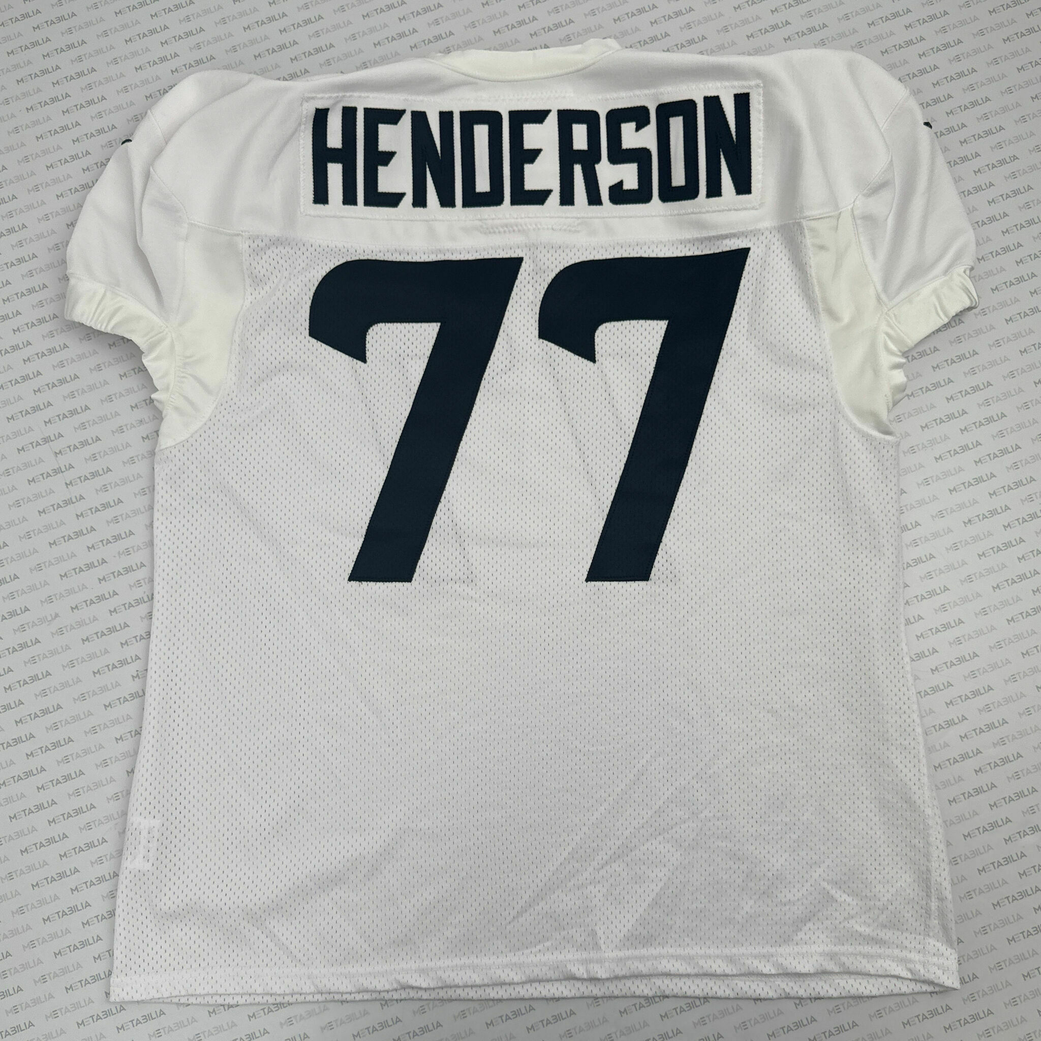 #77 LaDarius Henderson Texans Team-Issued Practice Jersey