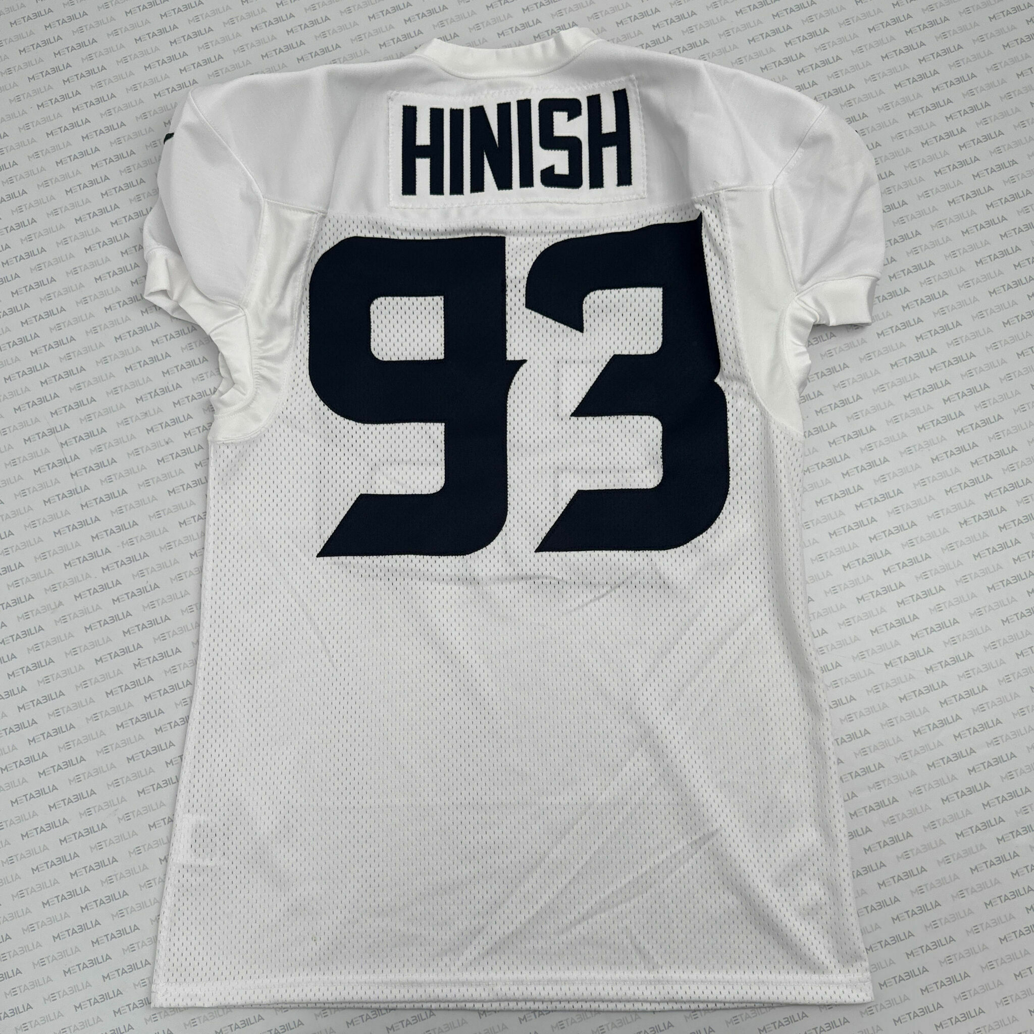 #93 Kurt Hinish Texans Practice-Worn Jersey