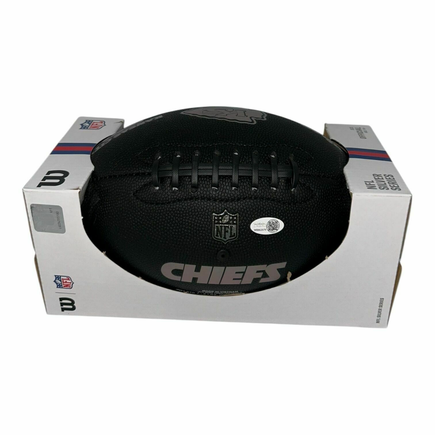 Dwayne Bowe Autographed Kansas City Chiefs Black Wilson Football - Beckett