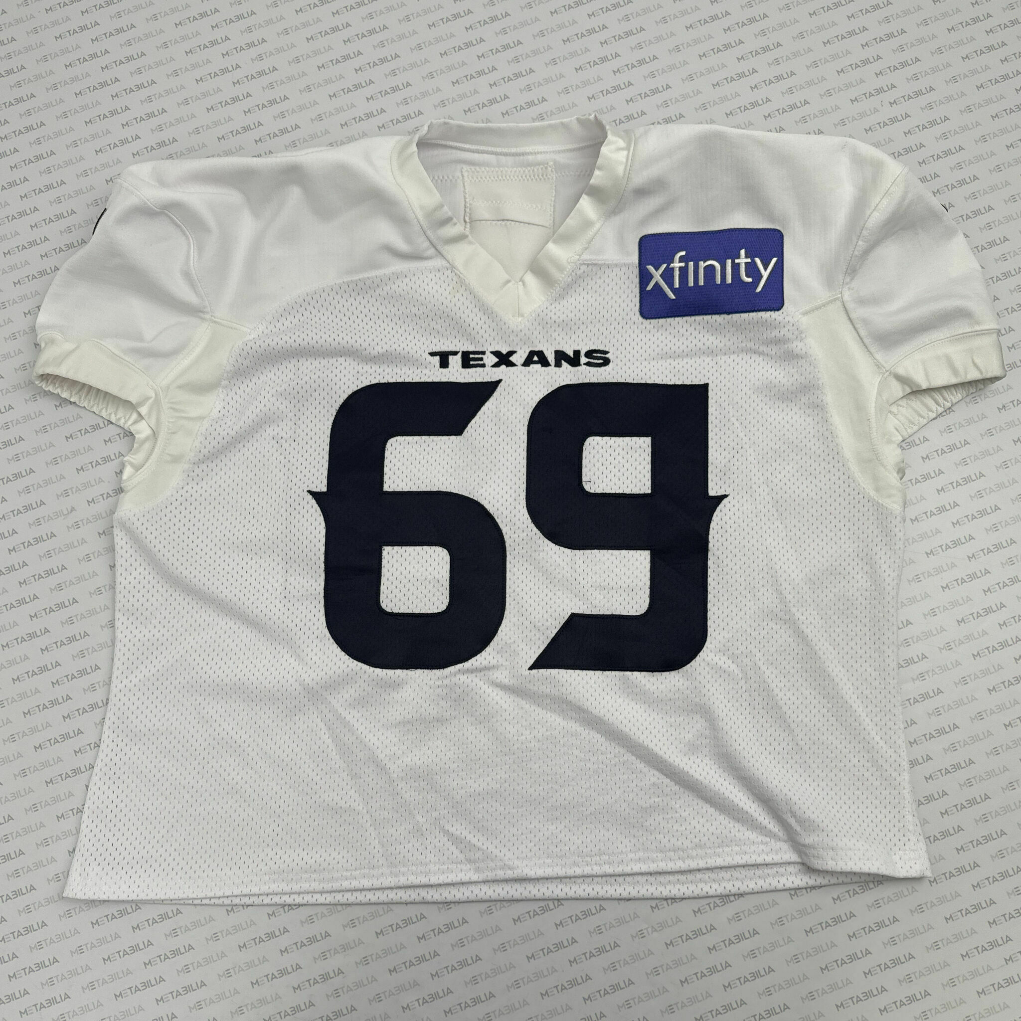 #69 Shaq Mason Texans Practice-Worn Jersey