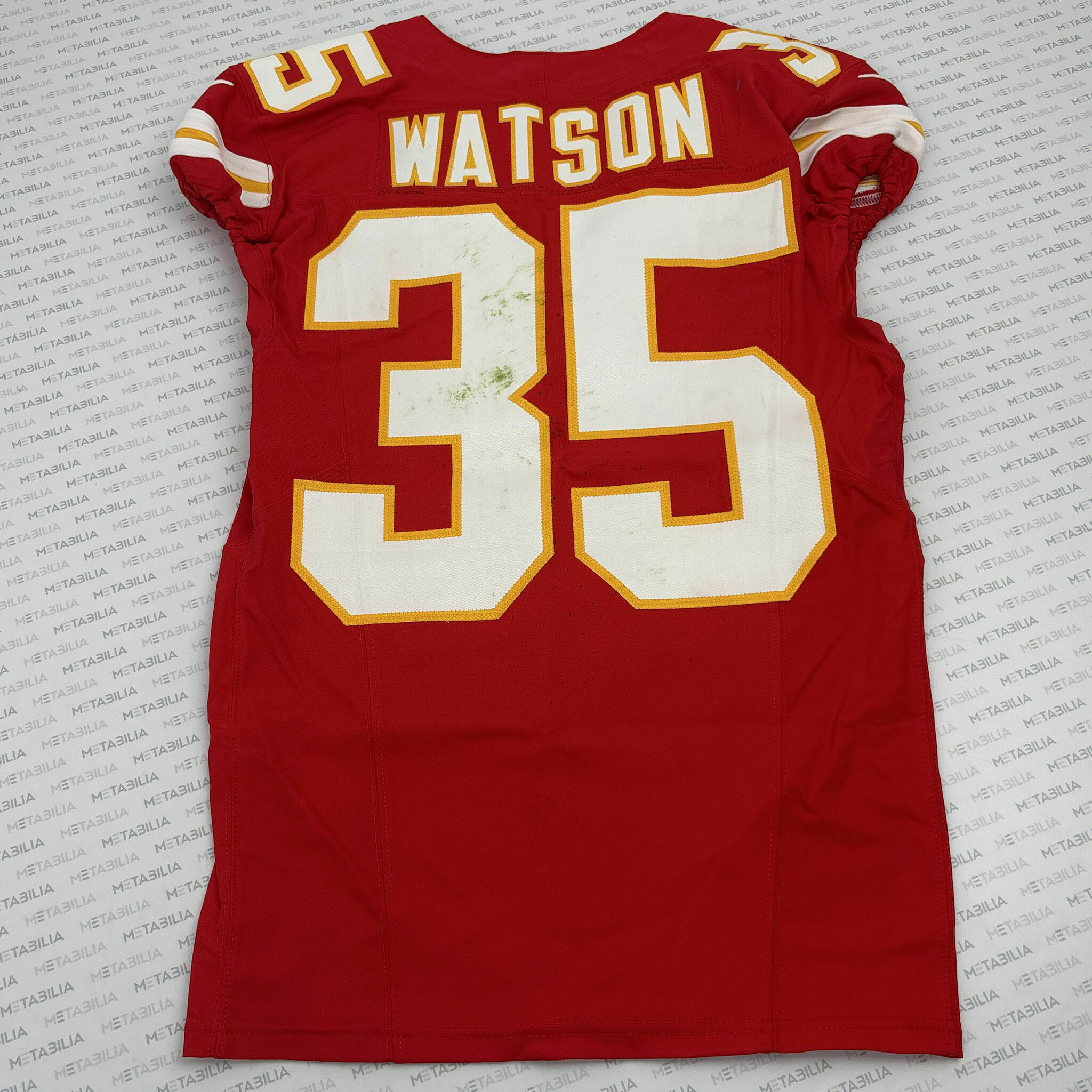 #35 Jaylen Watson Game-Worn Jersey vs Lions