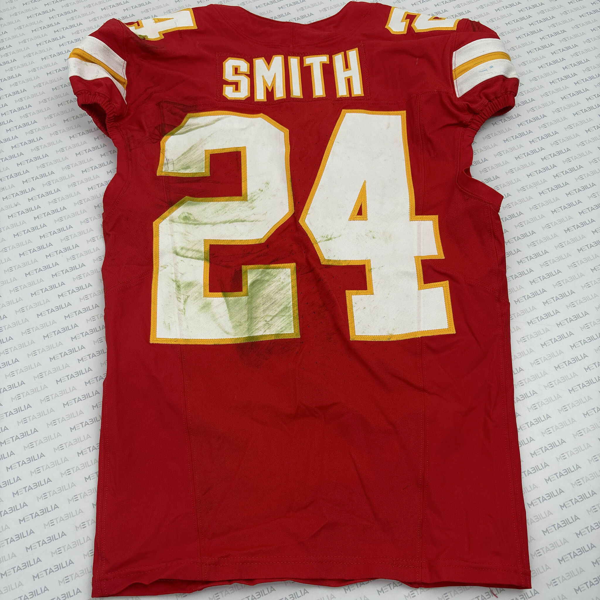 #24 Brashard Smith Game-Worn Jersey vs Lions