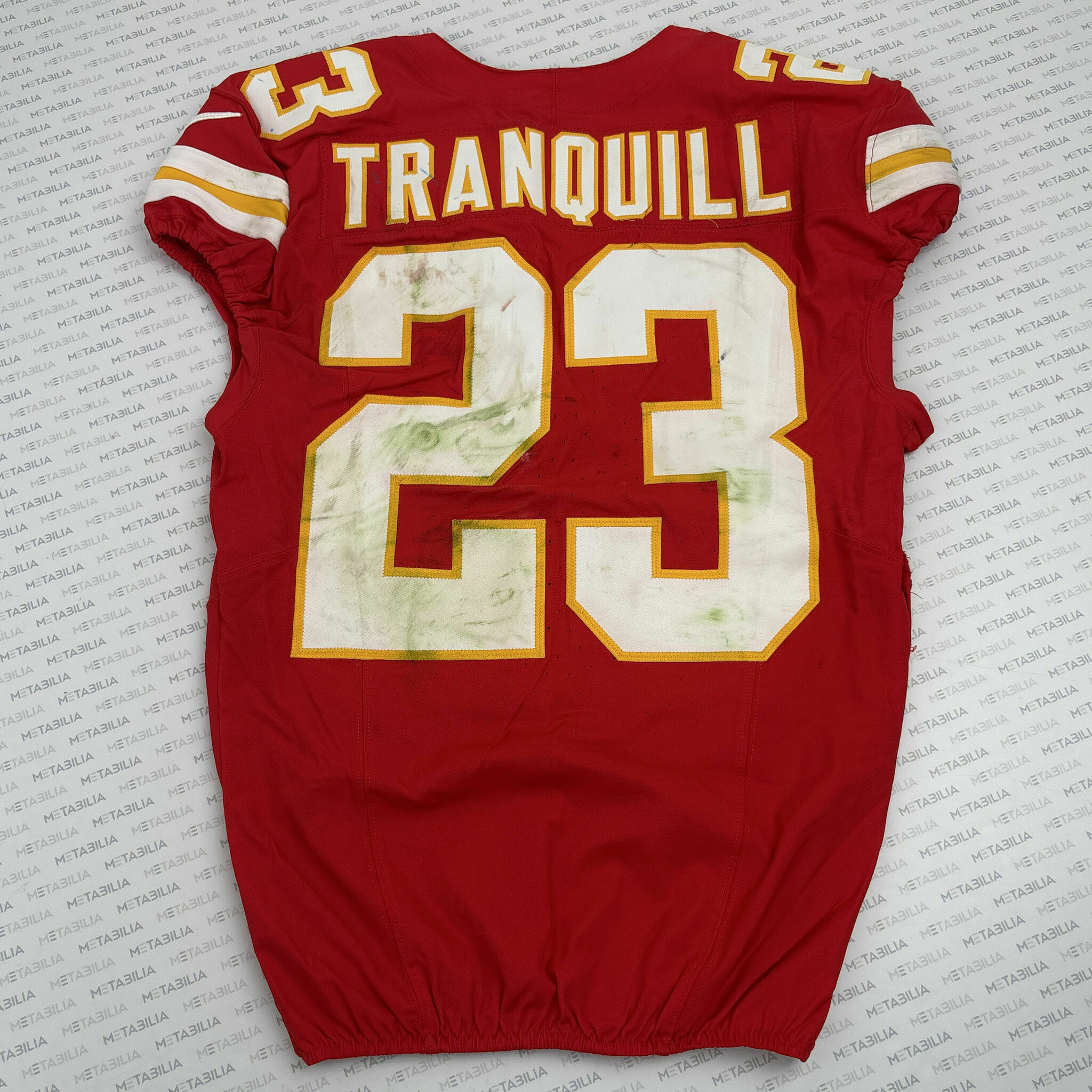 #23 Drue Tranquill Game-Worn Jersey vs Lions
